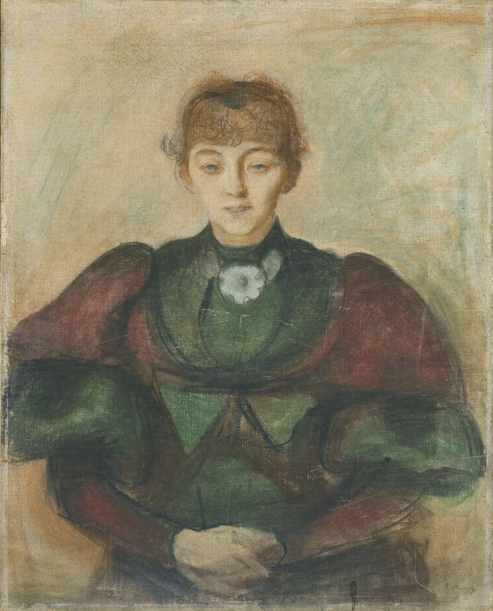 Ragnhild Backstrom Wall Art by Edvard Munch - Canvas Print