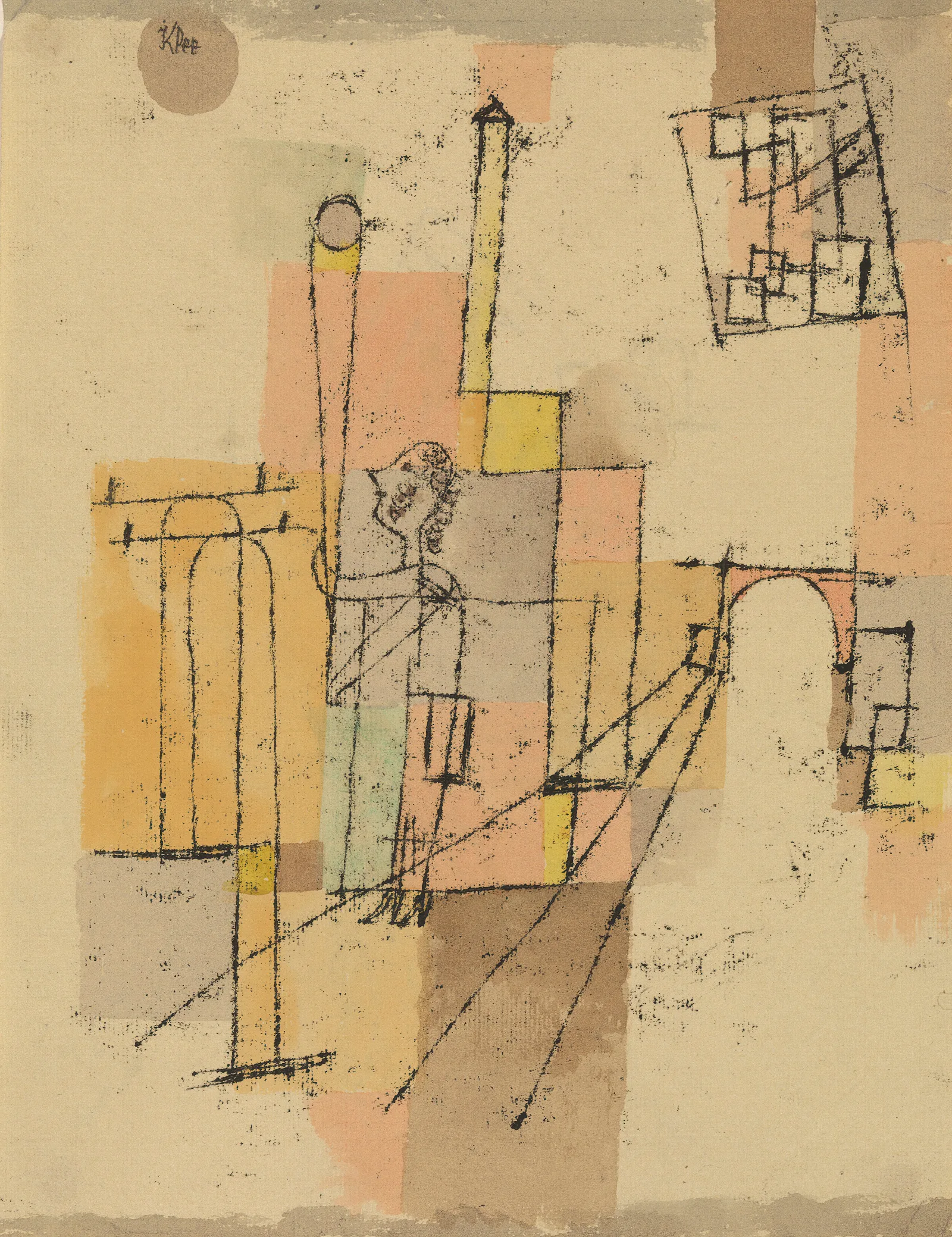 Before The Festivity Wall Art by Paul Klee - Canvas Print