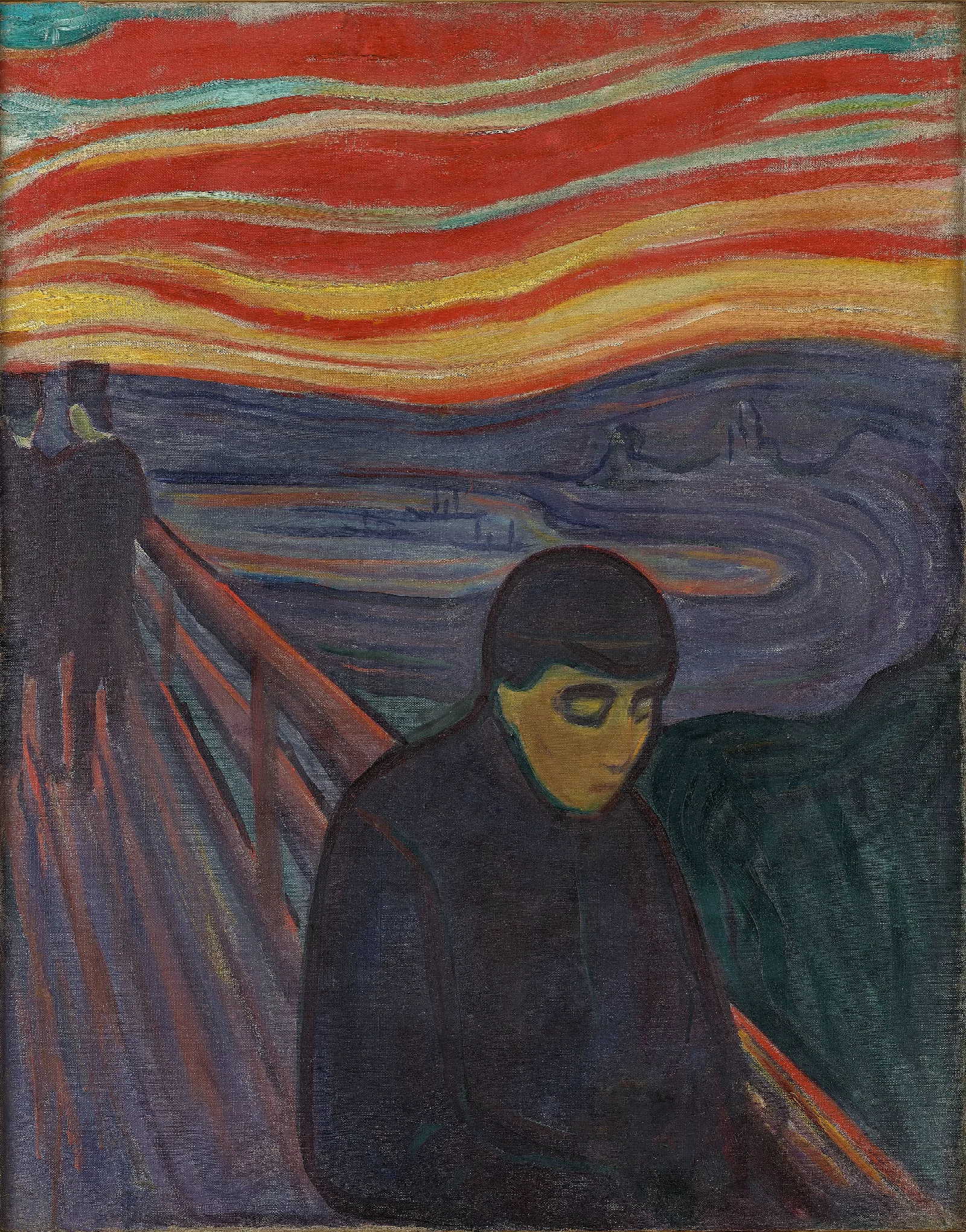 Despair 3 Wall Art by Edvard Munch - Canvas Print