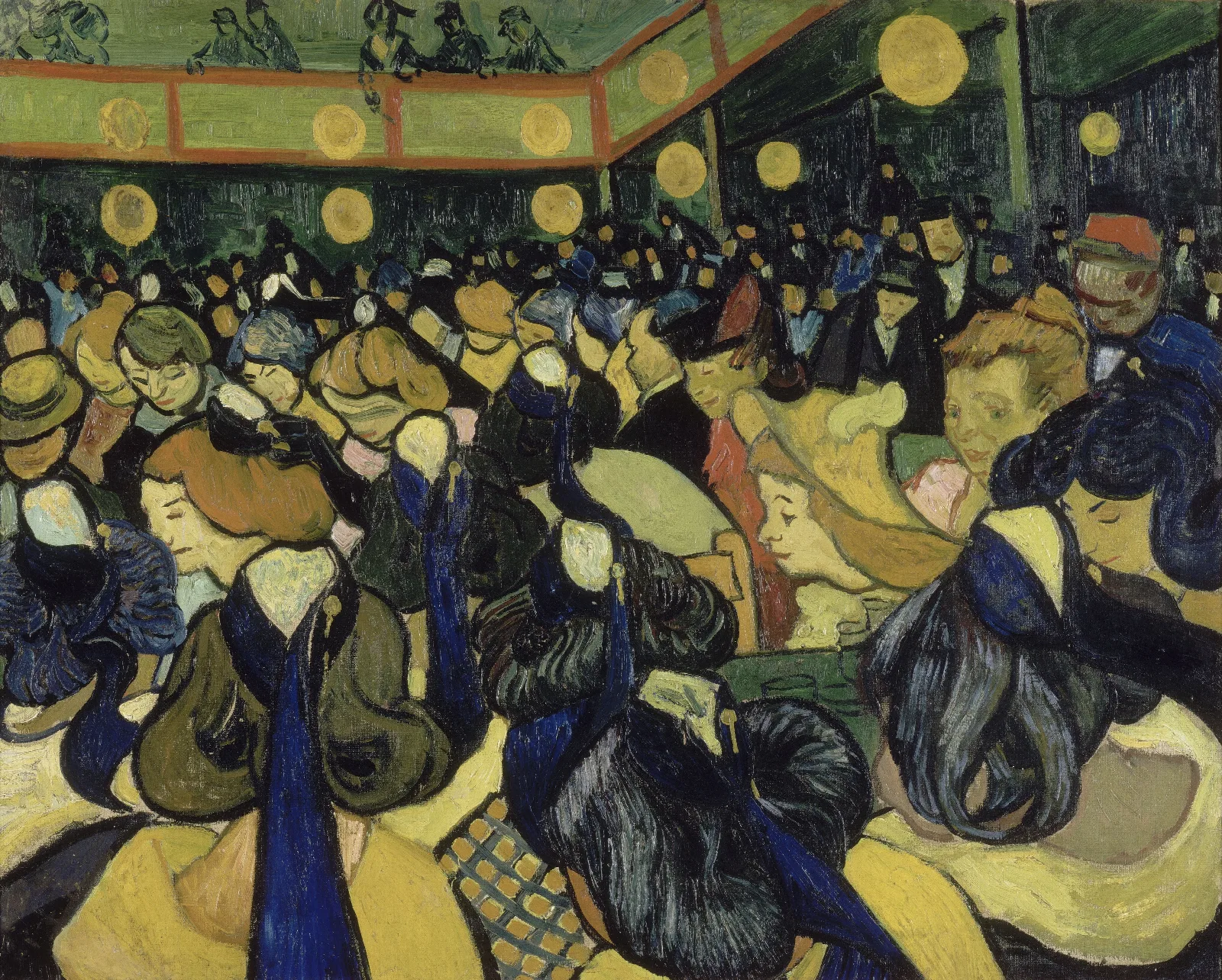 The Dance Hall In Arles Wall Art by Vincent van Gogh - Canvas Print
