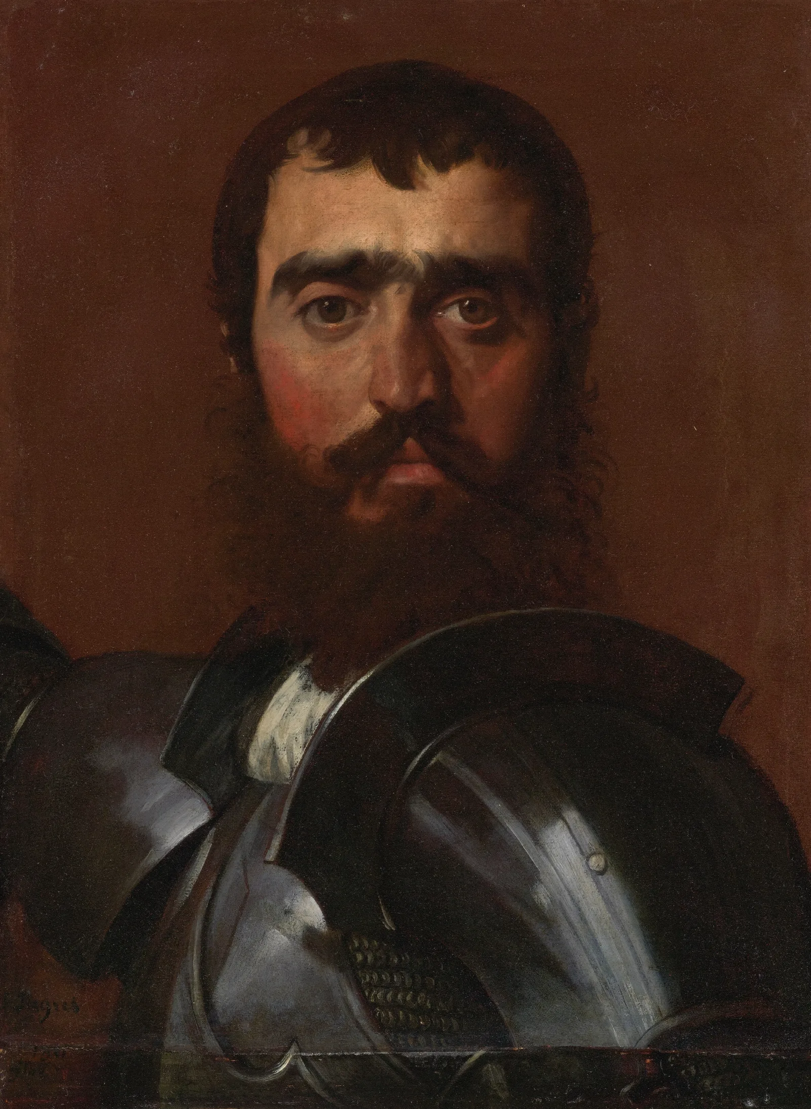 The Condottiere Wall Art by Jean Auguste Dominique Ingres - Canvas Print