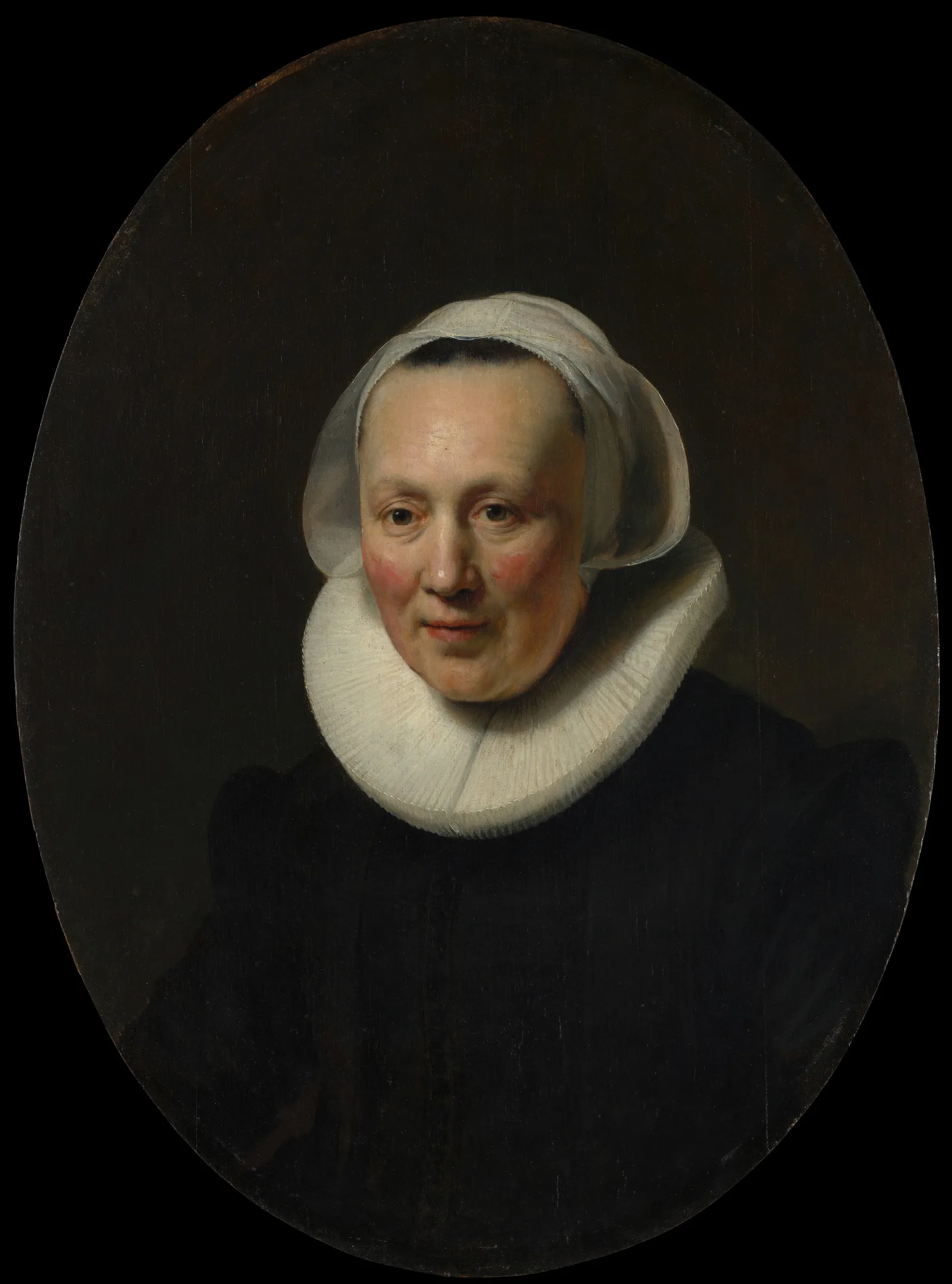 Portrait Of A Woman 128 Wall Art by Rembrandt van Rijn - Canvas Print