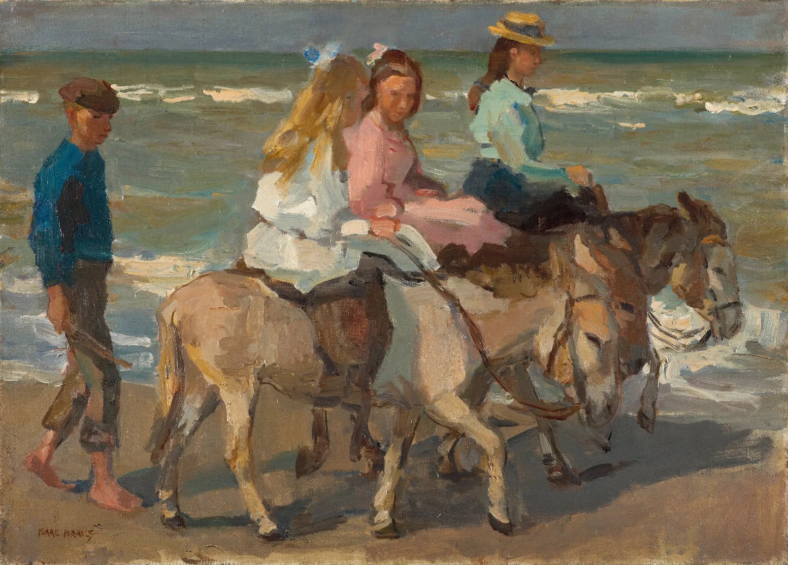 Donkey Riding Wall Art by Isaac Israëls - Canvas Print