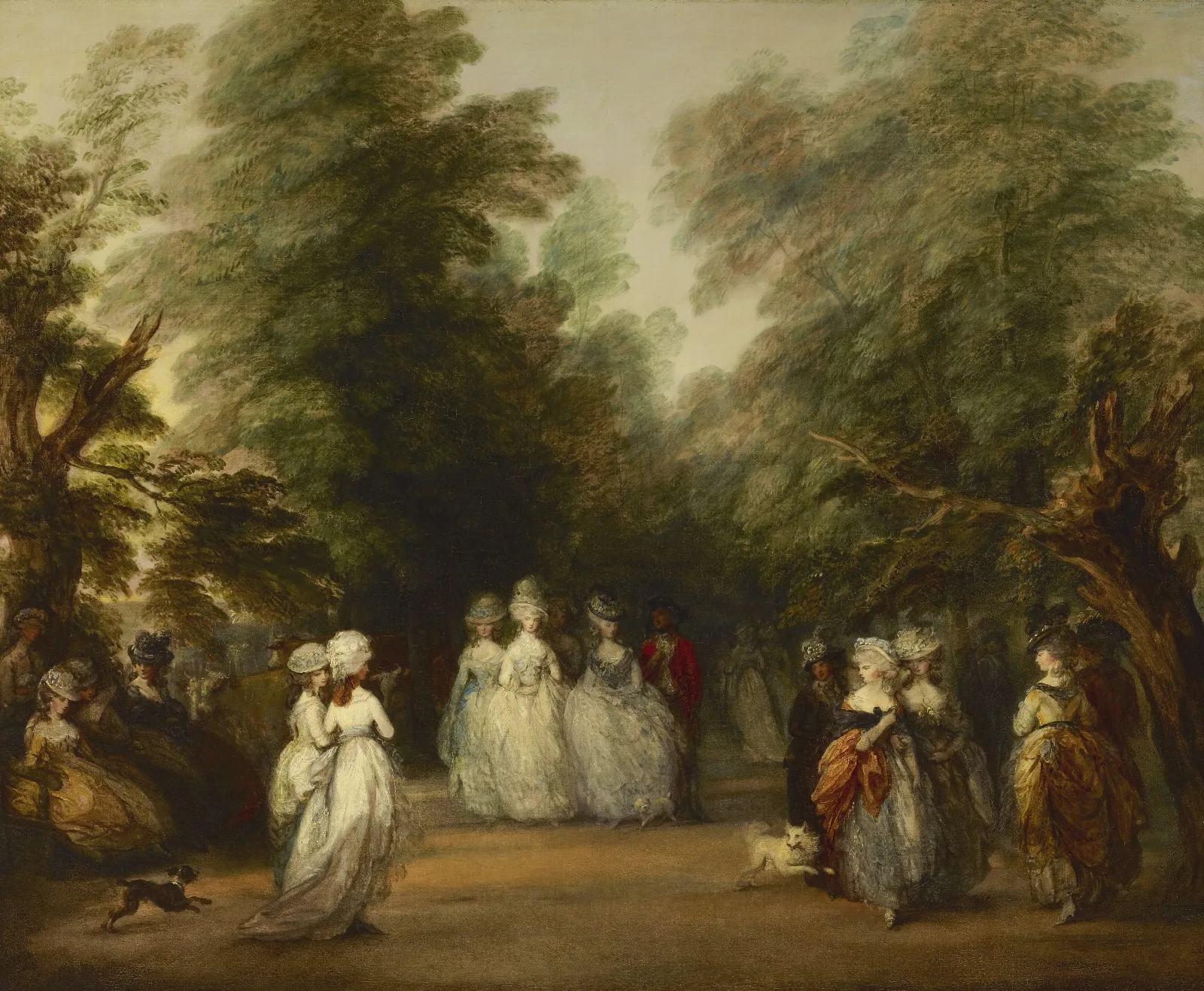 The Mall In St Jamess Park Wall Art by Thomas Gainsborough - Canvas Print