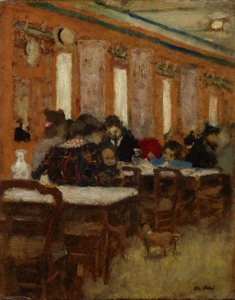 The Little Restaurant Wall Art by Édouard Vuillard - Canvas Print