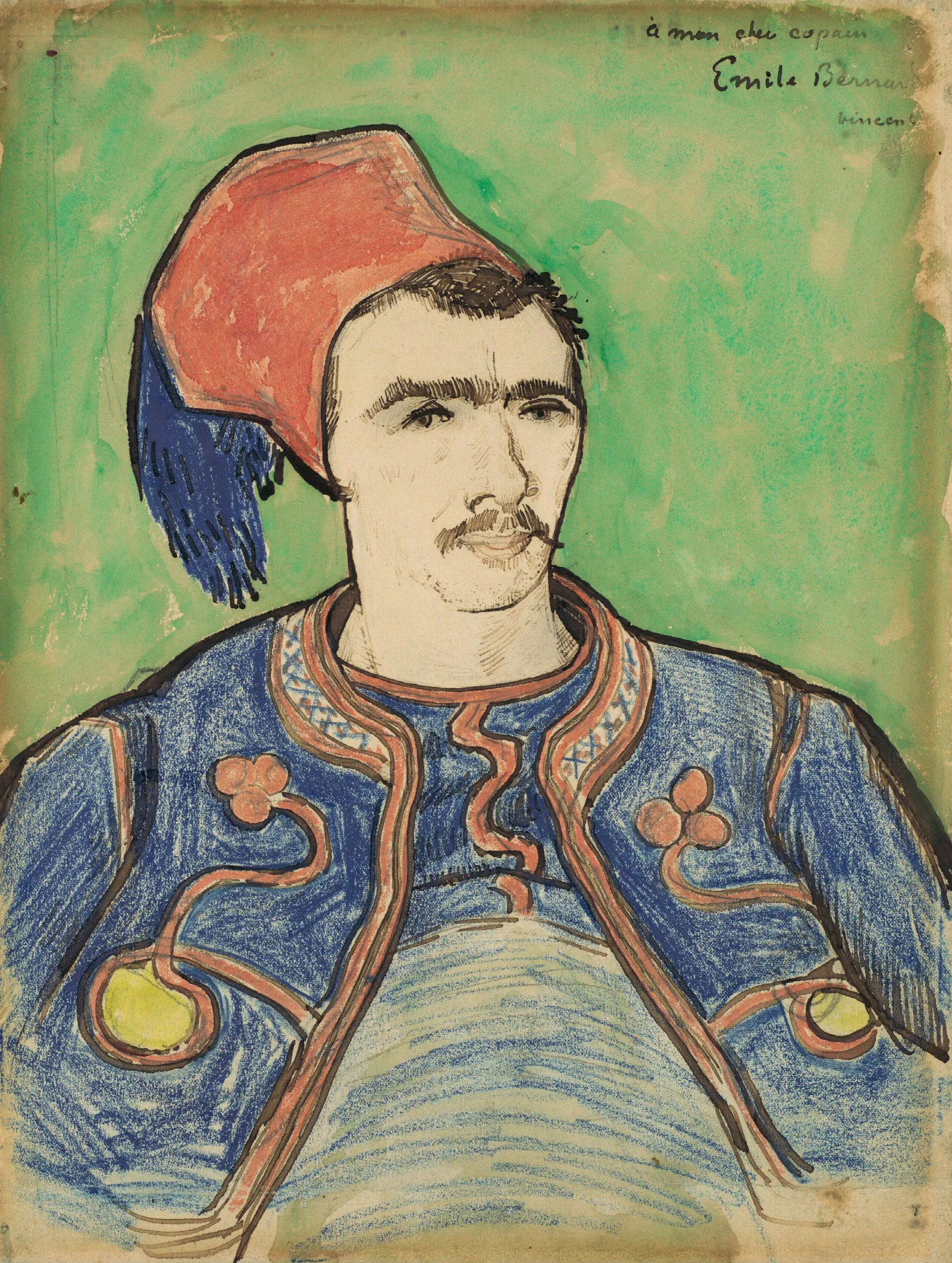 The Zouave 2 Wall Art by Vincent van Gogh - Canvas Print