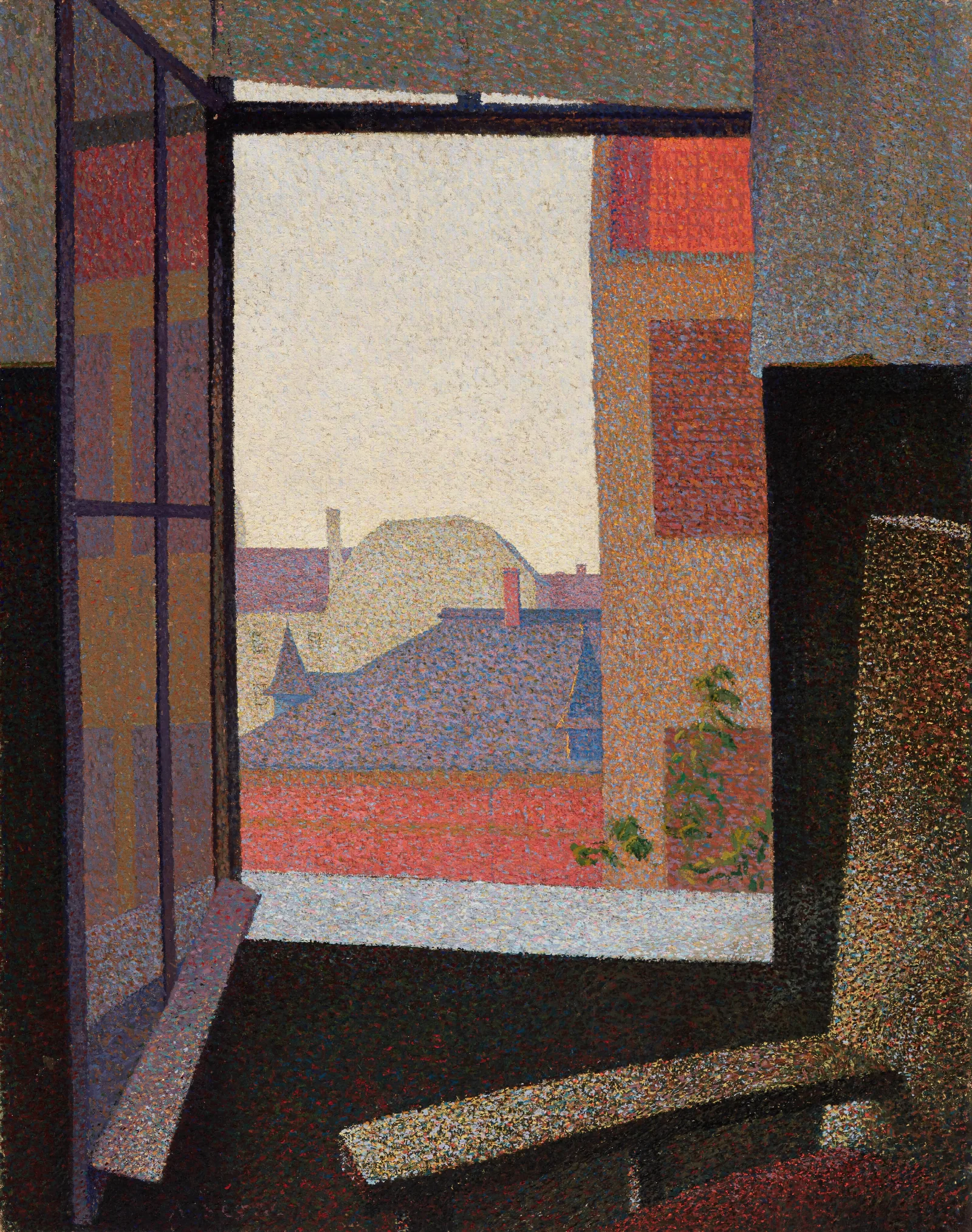View From The Window 2 Wall Art by Arthur Segal - Canvas Print