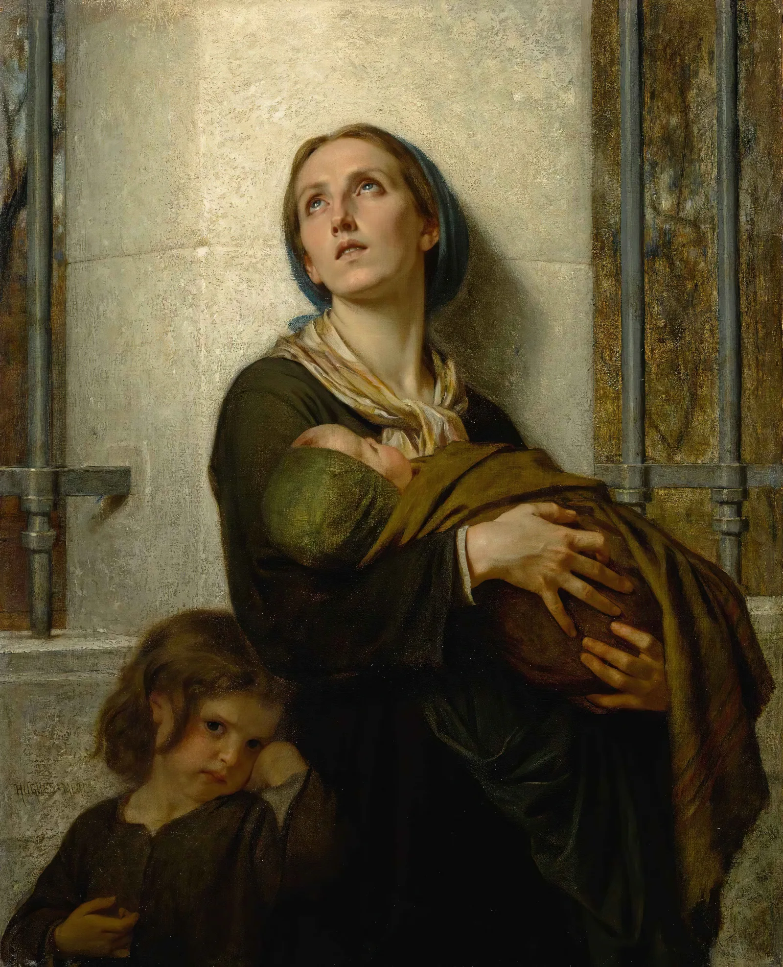 The Forgotten Wall Art by Hugues Merle - Canvas Print
