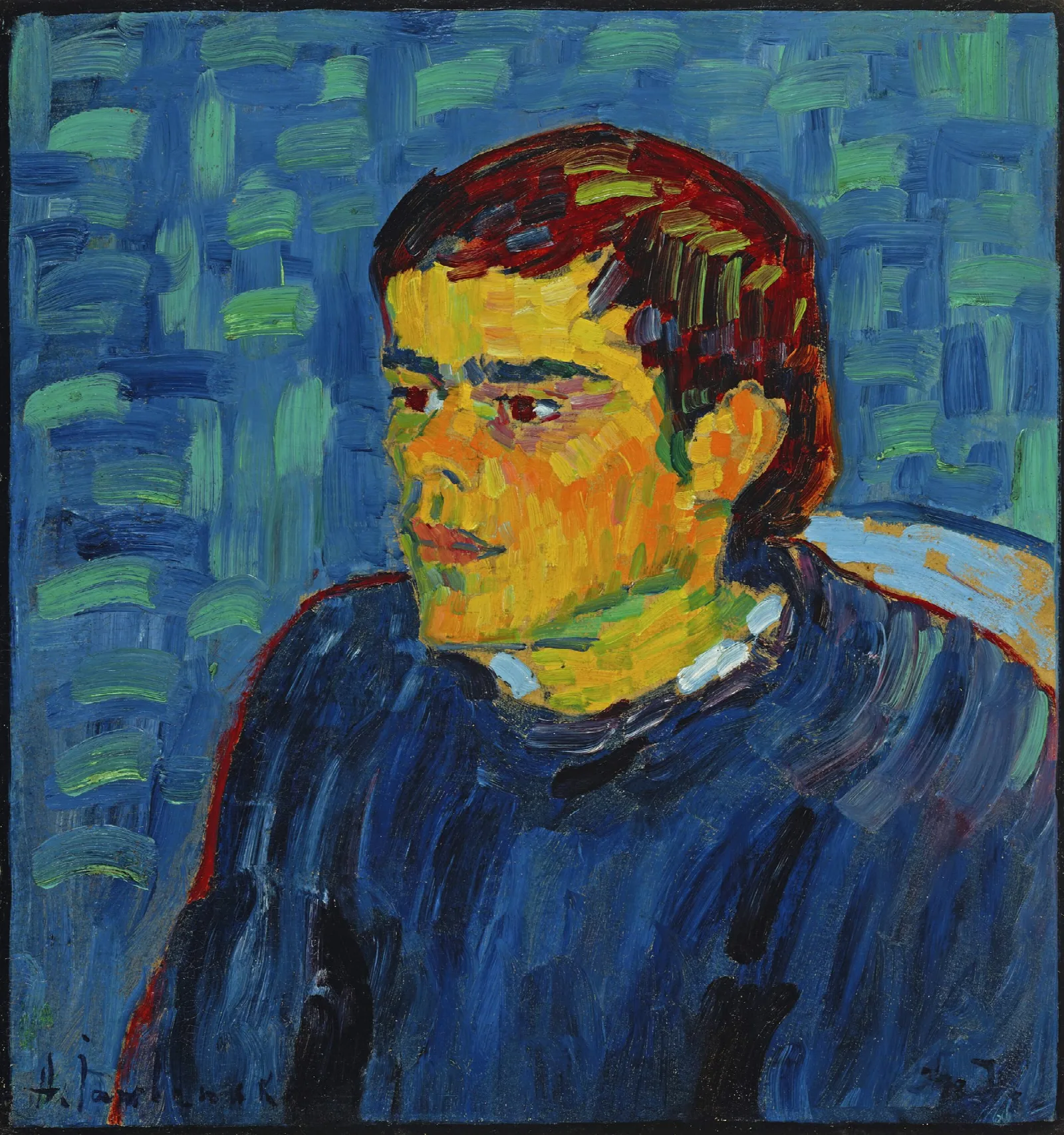 The Hunchback Wall Art by Alexej von Jawlensky - Canvas Print