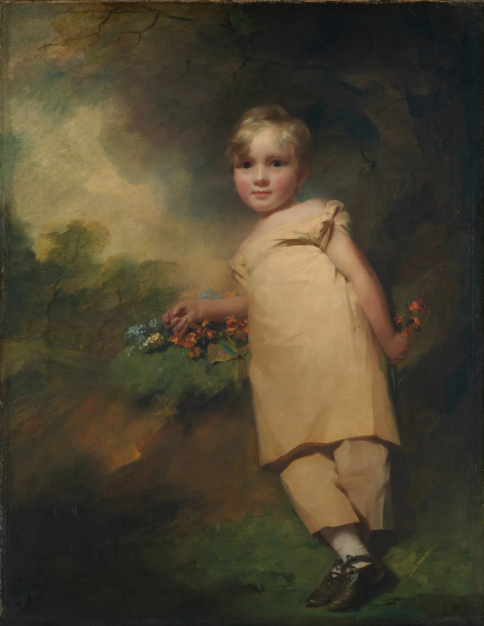 William Scott Elliot Of Arkleton 1811 1901 Wall Art by Sir Henry Raeburn - Canvas Print