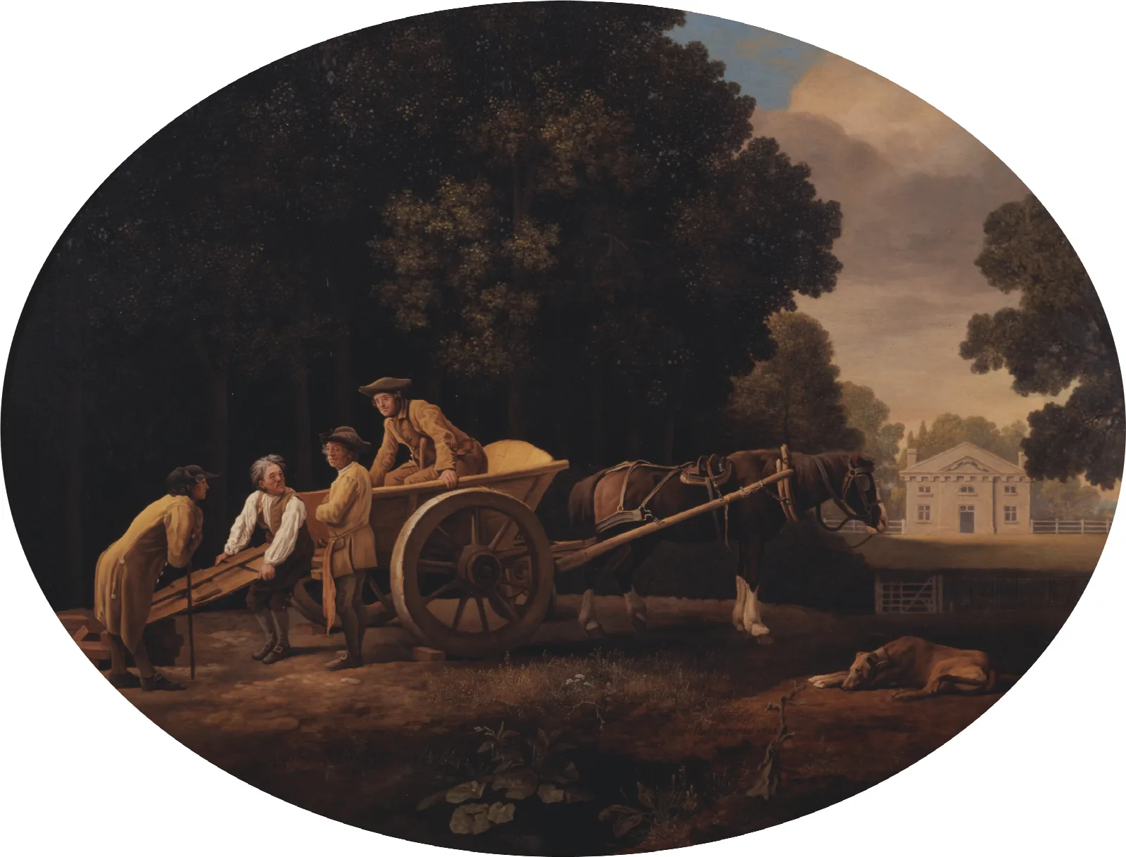 Labourers Wall Art by George Stubbs - Canvas Print