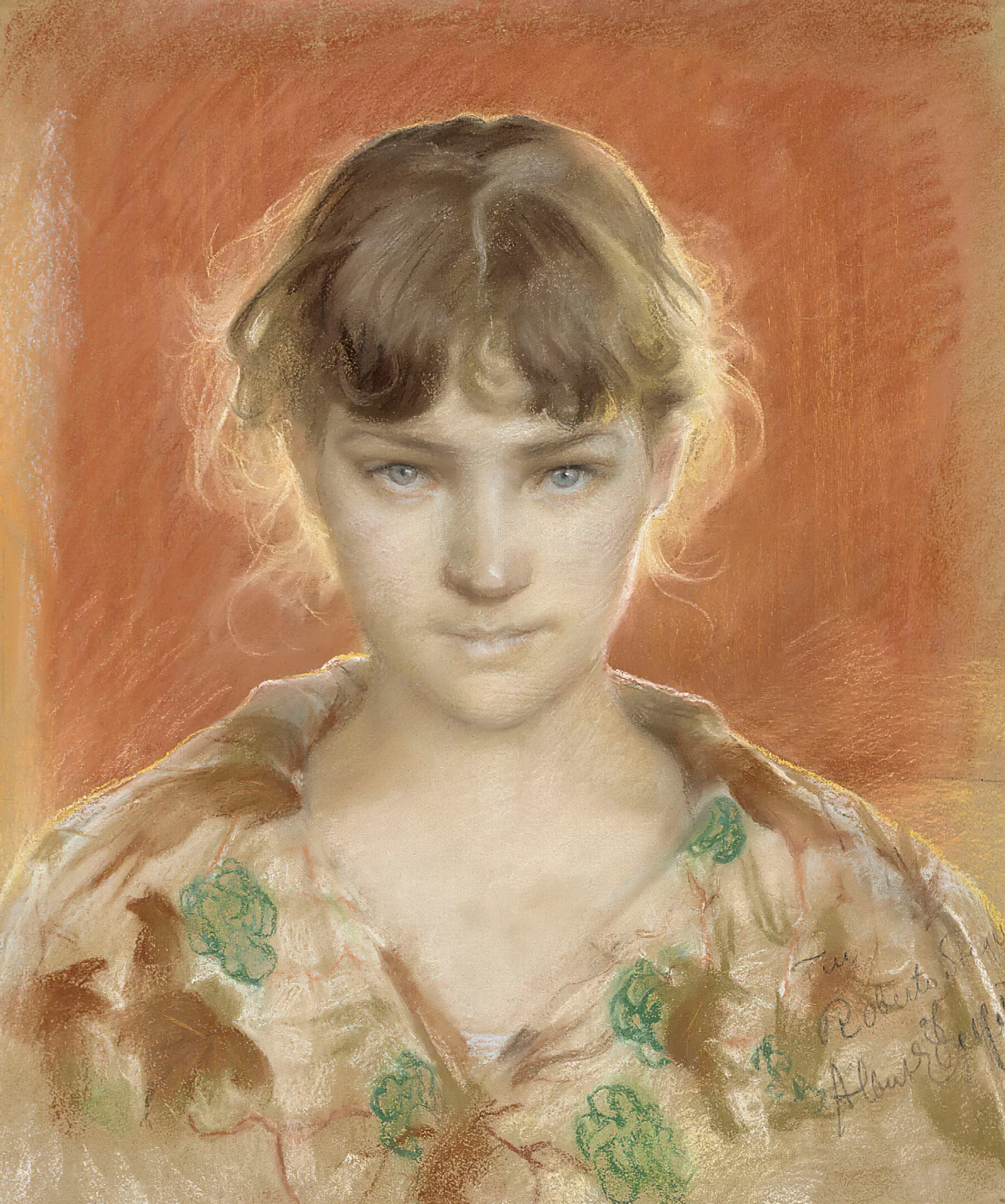 Parisian Model In A Dressing Gown Wall Art by Albert Edelfelt - Canvas Print