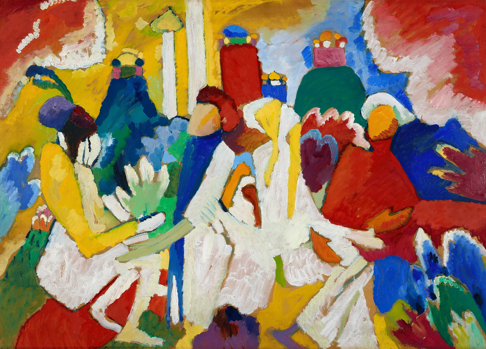 Oriental Wall Art by Wassily Kandinsky - Canvas Print