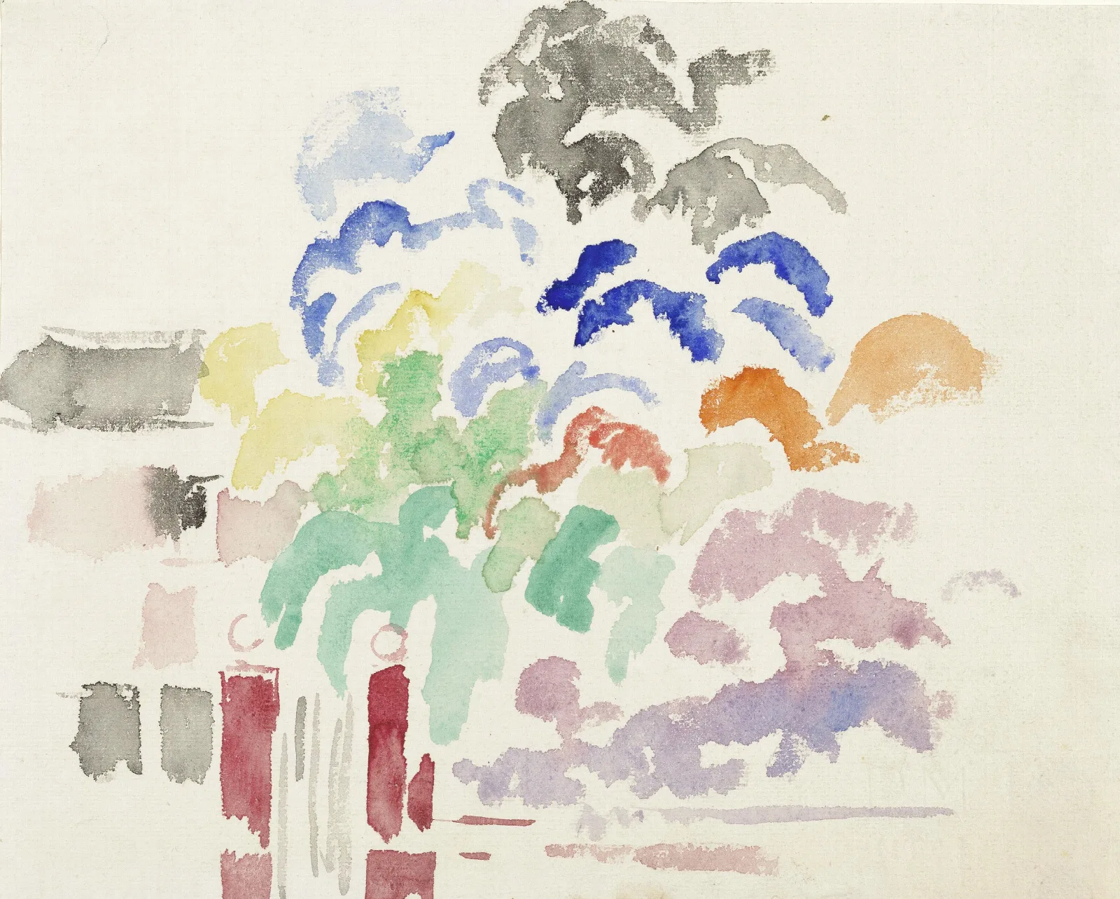 Boitsfort Het Hek Van Het Park Wall Art by Rik Wouters - Canvas Print