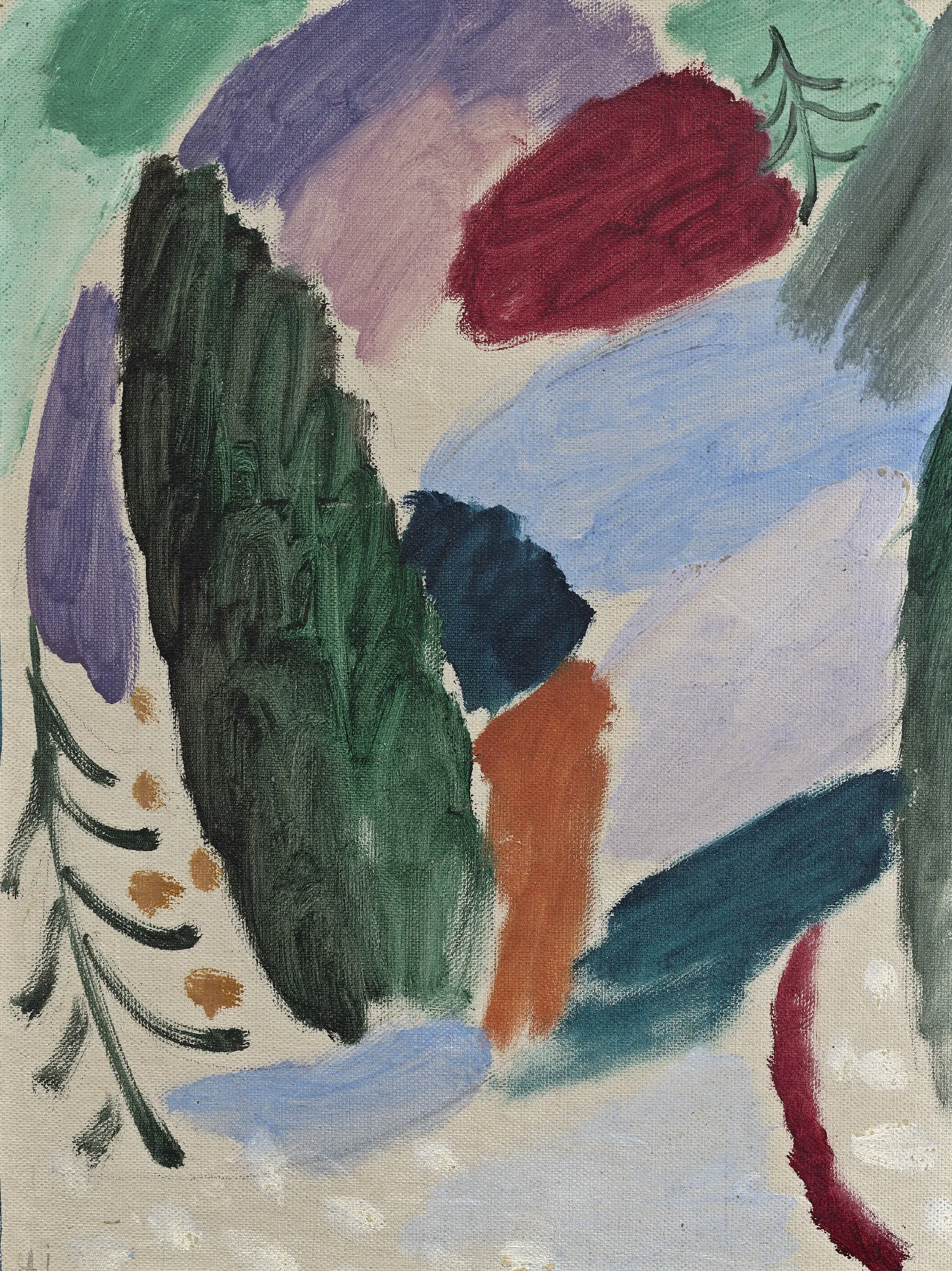 Frosty Day Wall Art by Alexej von Jawlensky - Canvas Print