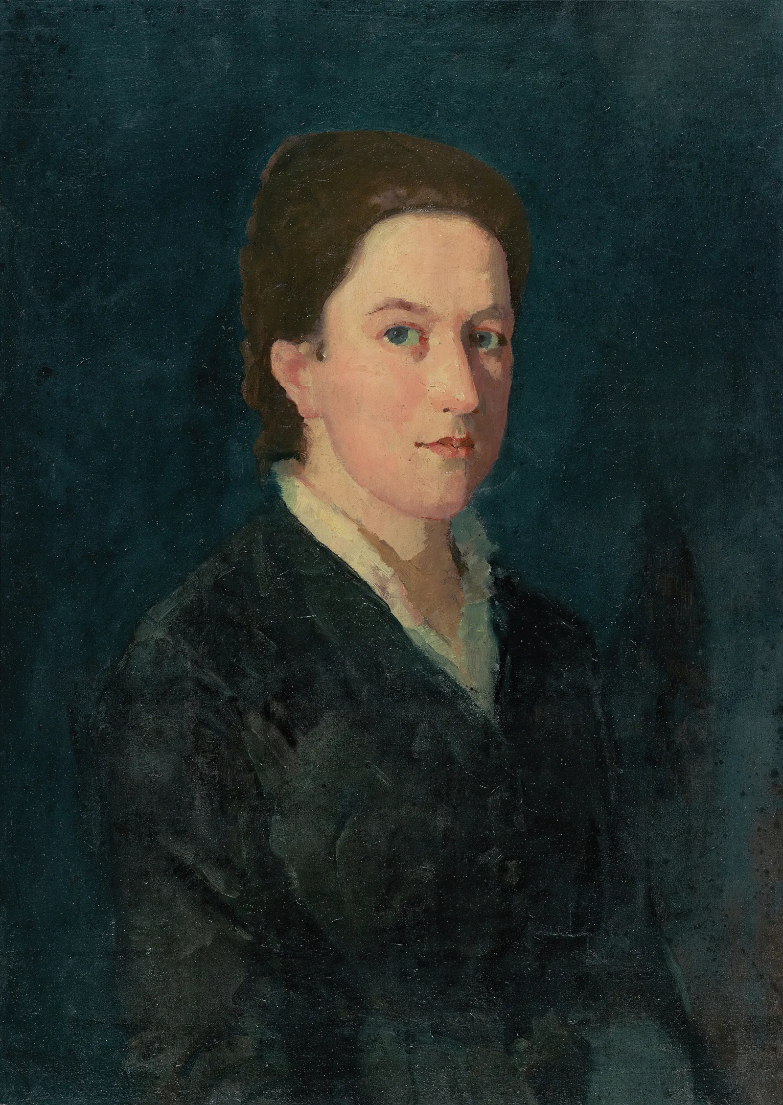 Portrait Of A Young Lady 21 Wall Art by Ferdinand Hodler - Canvas Print