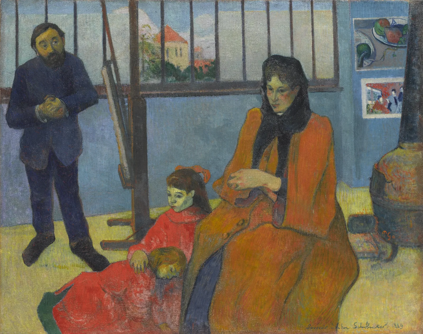 Schuffeneckers Studio Wall Art by Paul Gauguin - Canvas Print