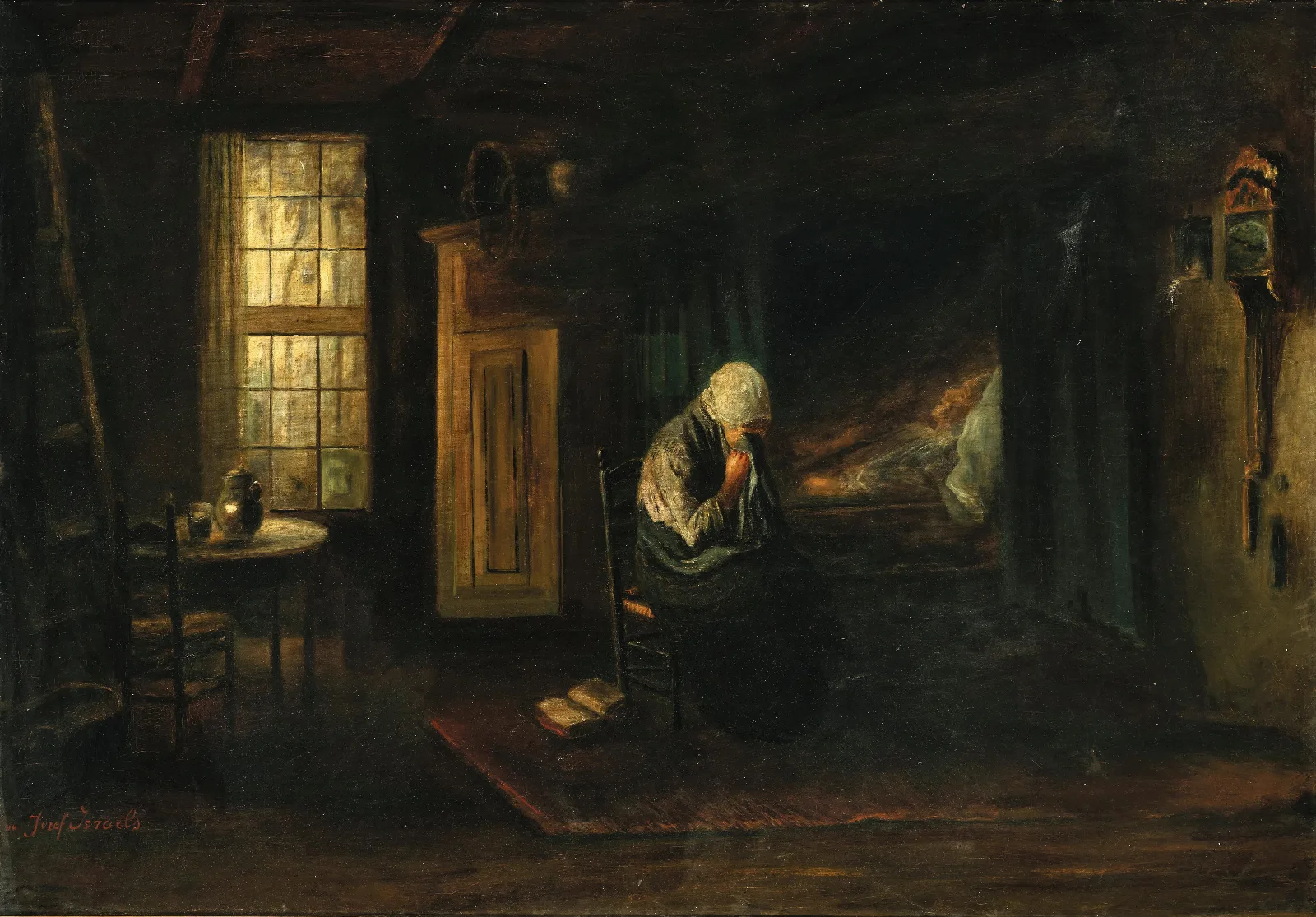 Dedication 2 Wall Art by Jozef Israëls - Canvas Print