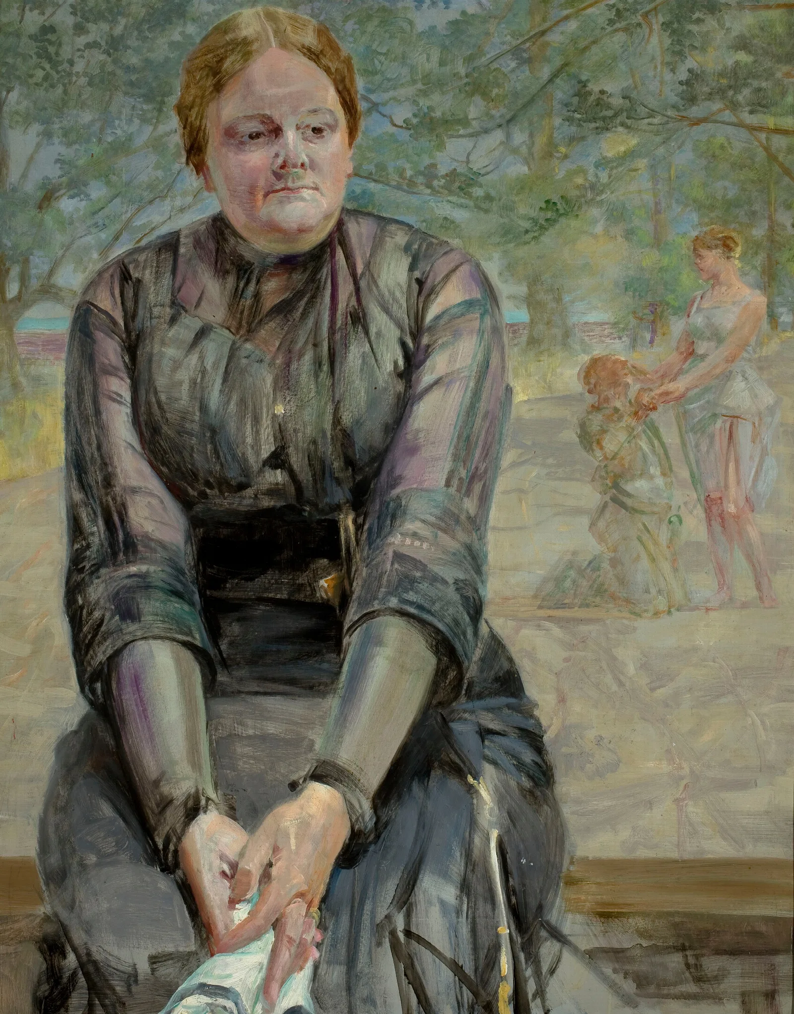 Reverie Portrait Of Sister Helena Karczewska Wall Art by Jacek Malczewski - Canvas Print