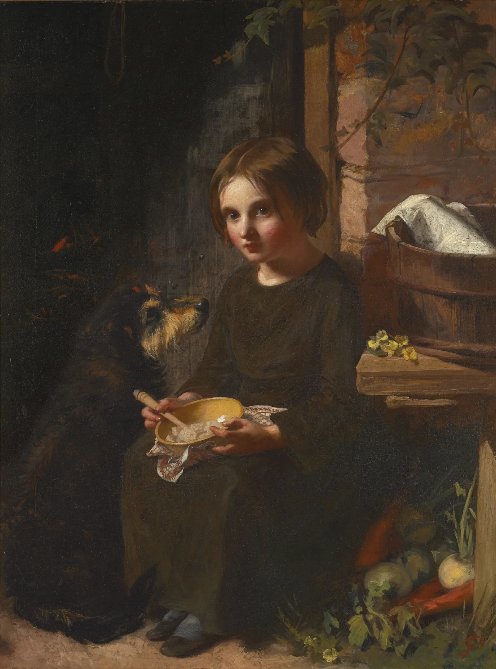 Early Breakfast Wall Art by James Sant - Canvas Print