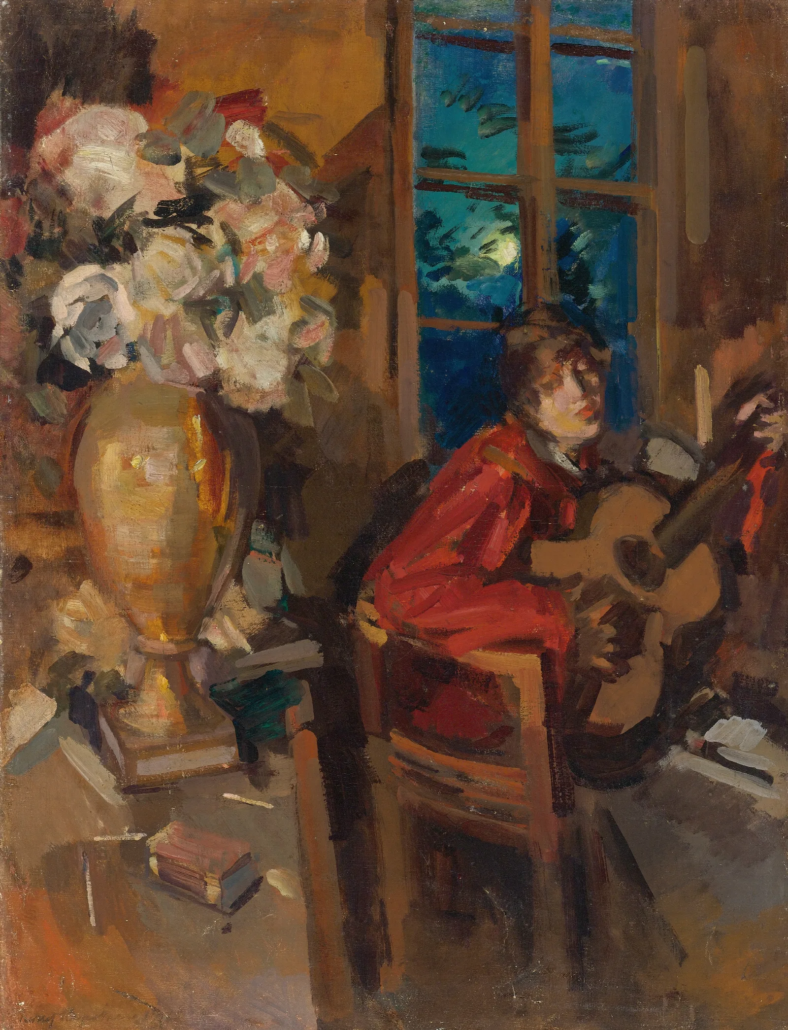 Evening Serenade Wall Art by Konstantin Alexeevich Korovin - Canvas Print