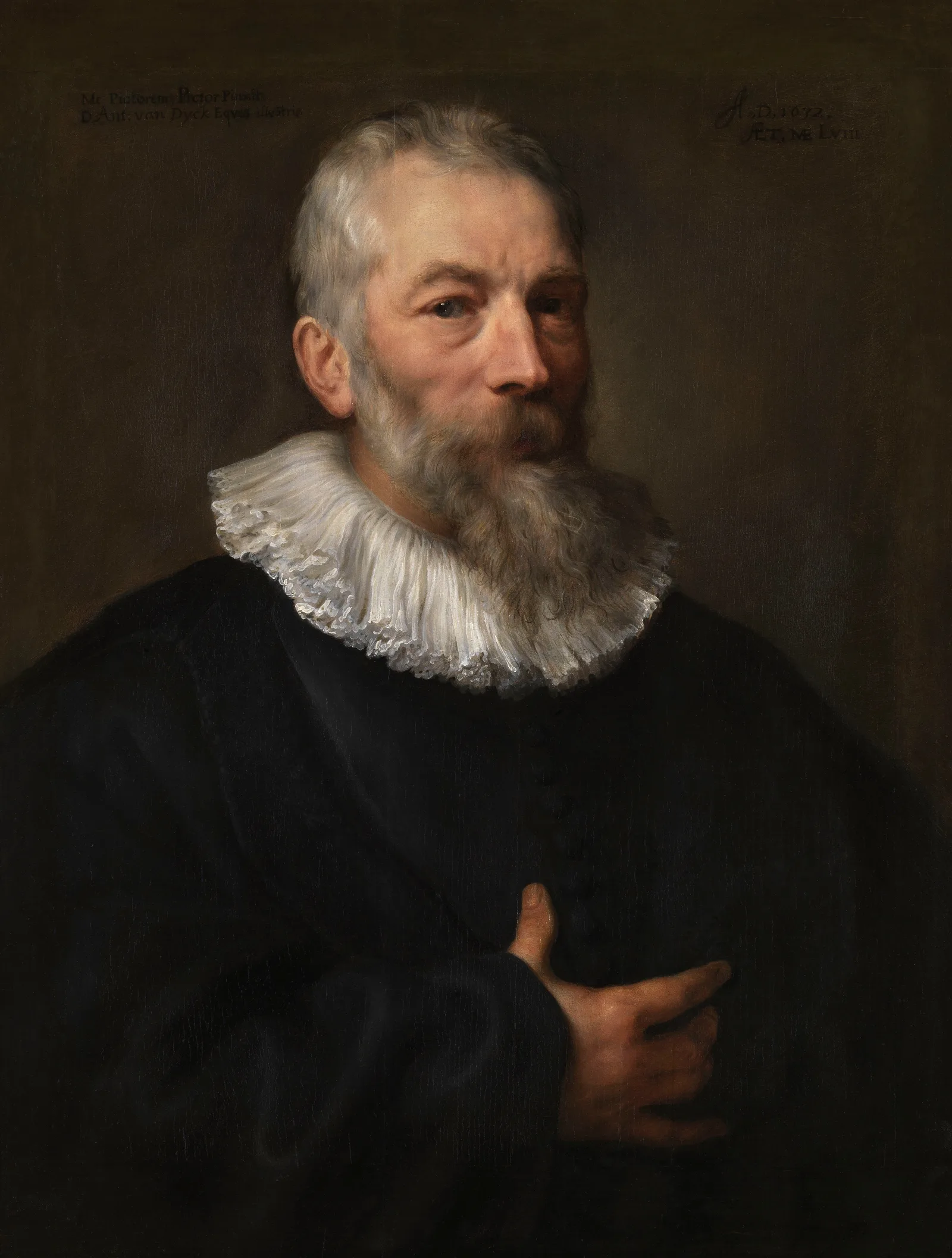 The Painter Marten Pepijn Wall Art by Anthony van Dyck - Canvas Print