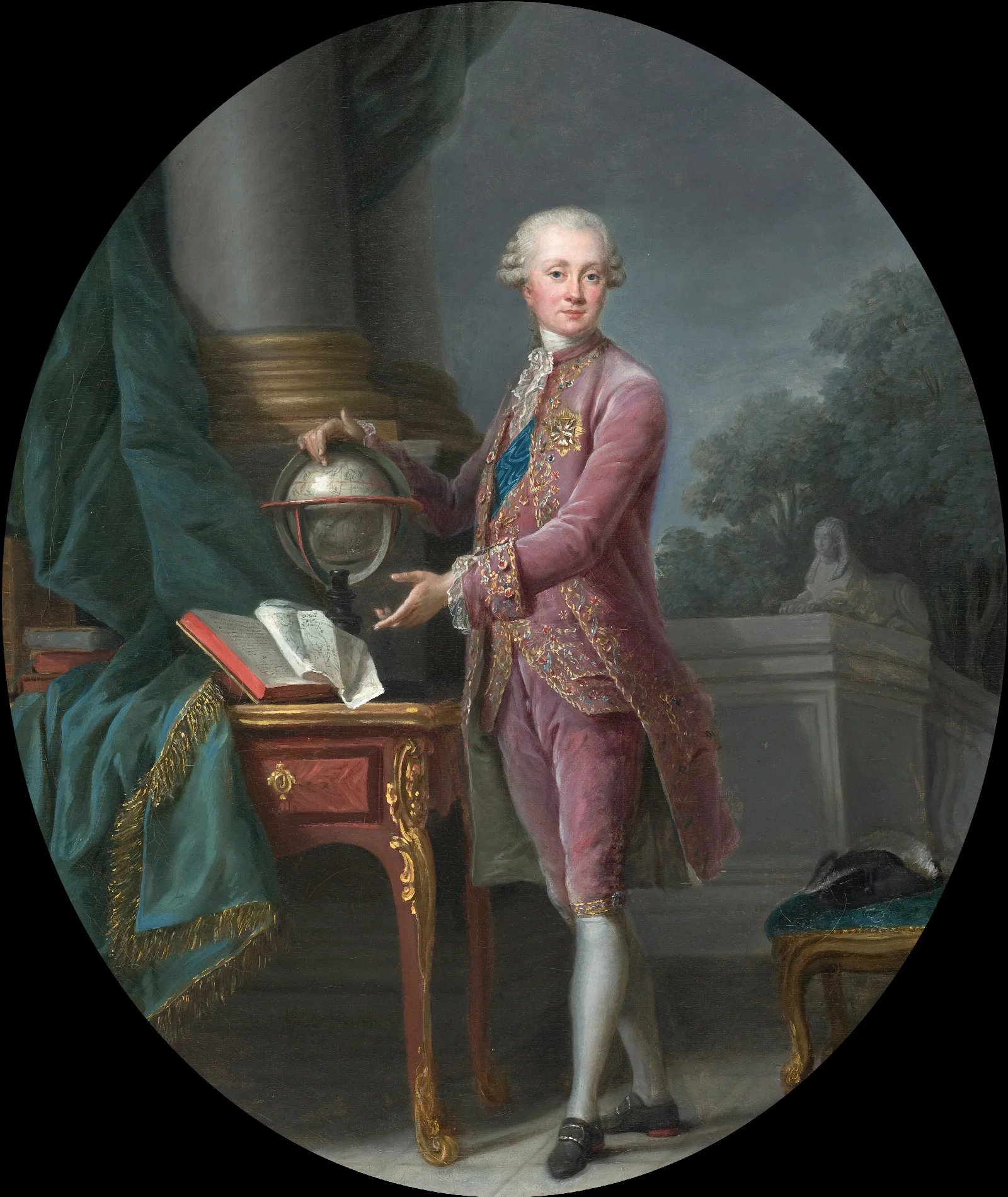 Portrait Of The Prince Of Nassau Wall Art by Elisabeth Louise Vigée Le Brun - Canvas Print