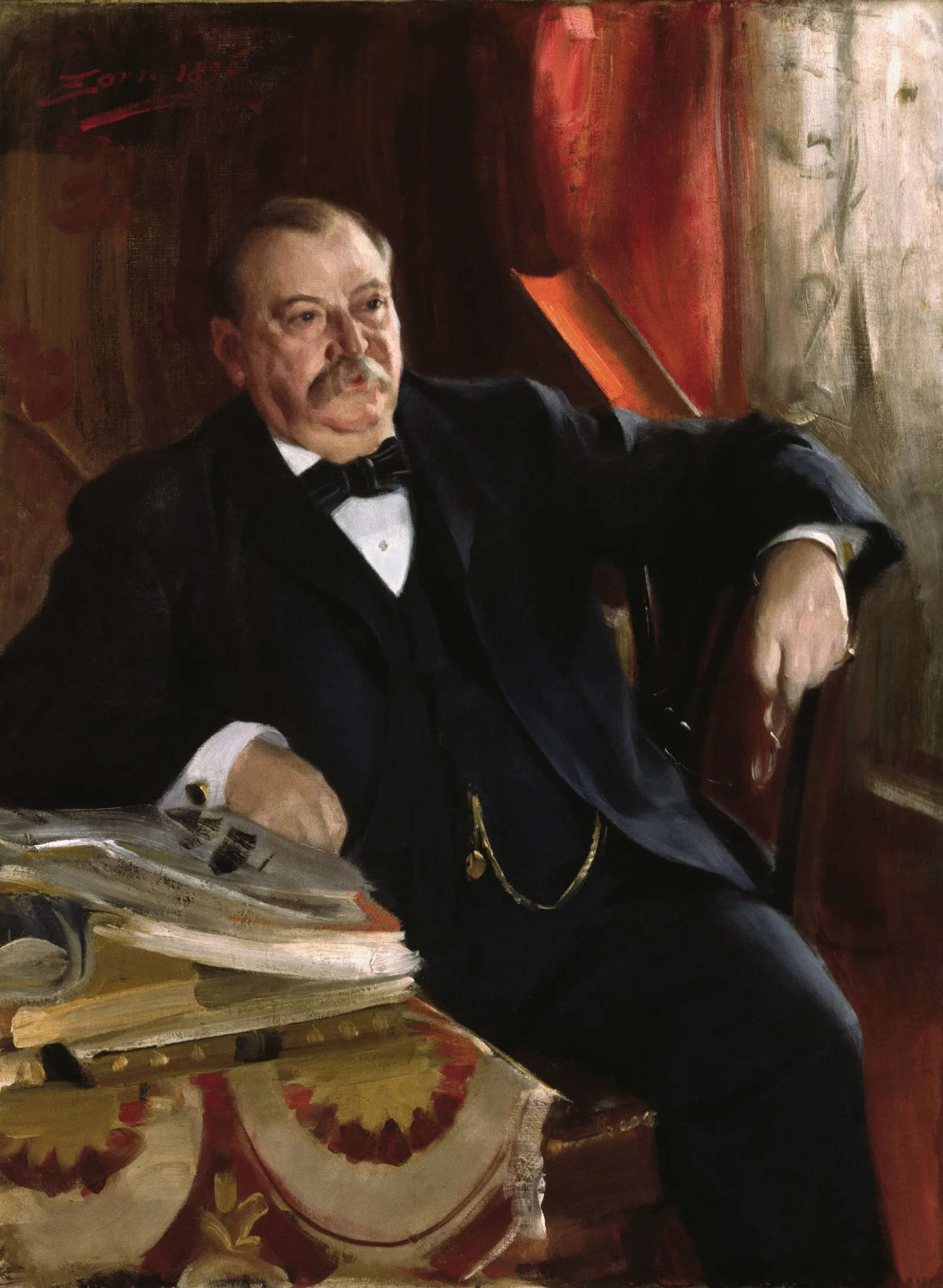 Grover Cleveland 2 Wall Art by Anders Zorn - Canvas Print