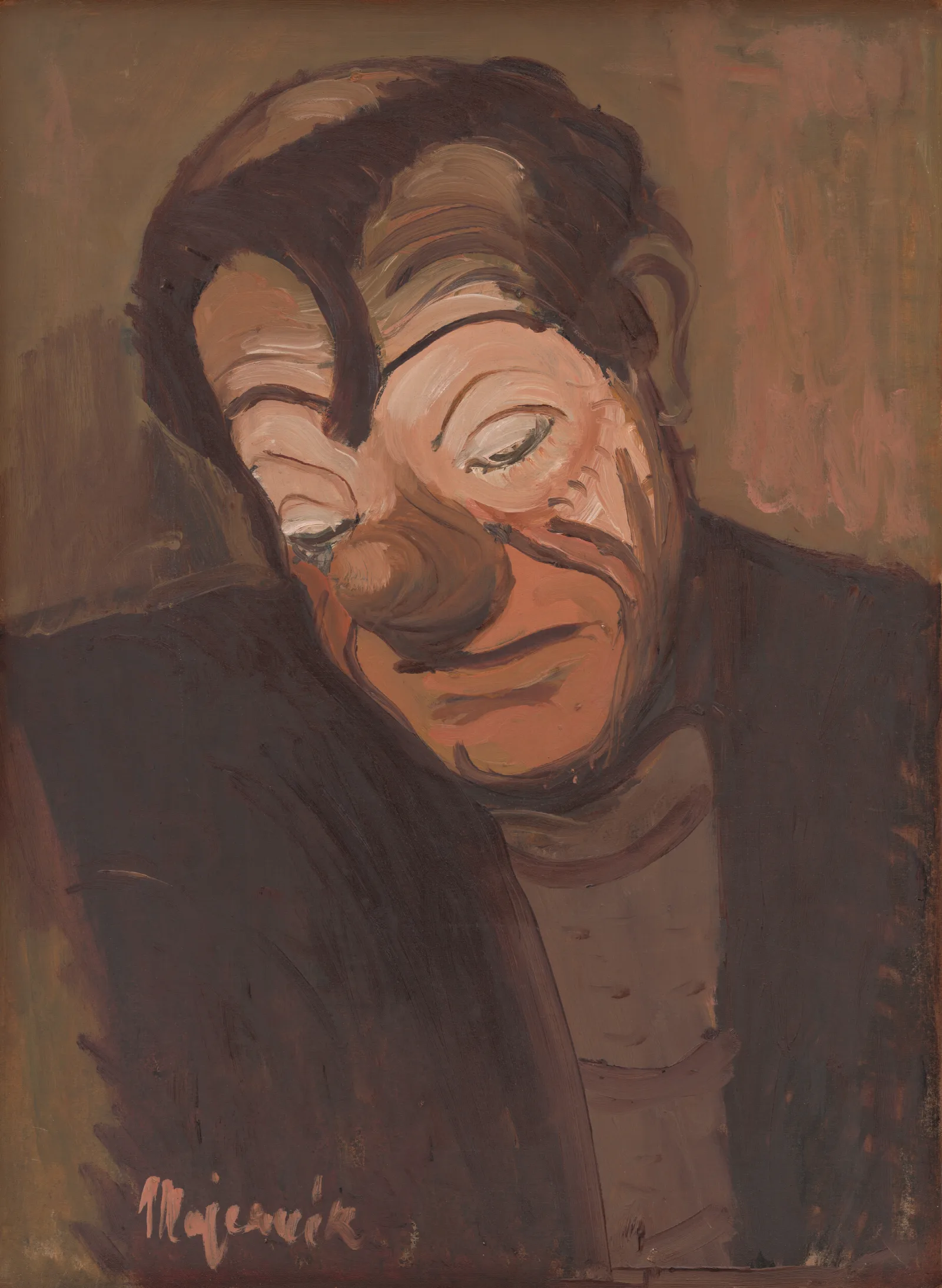 Clown 3 Wall Art by Cyprián Majerník - Canvas Print