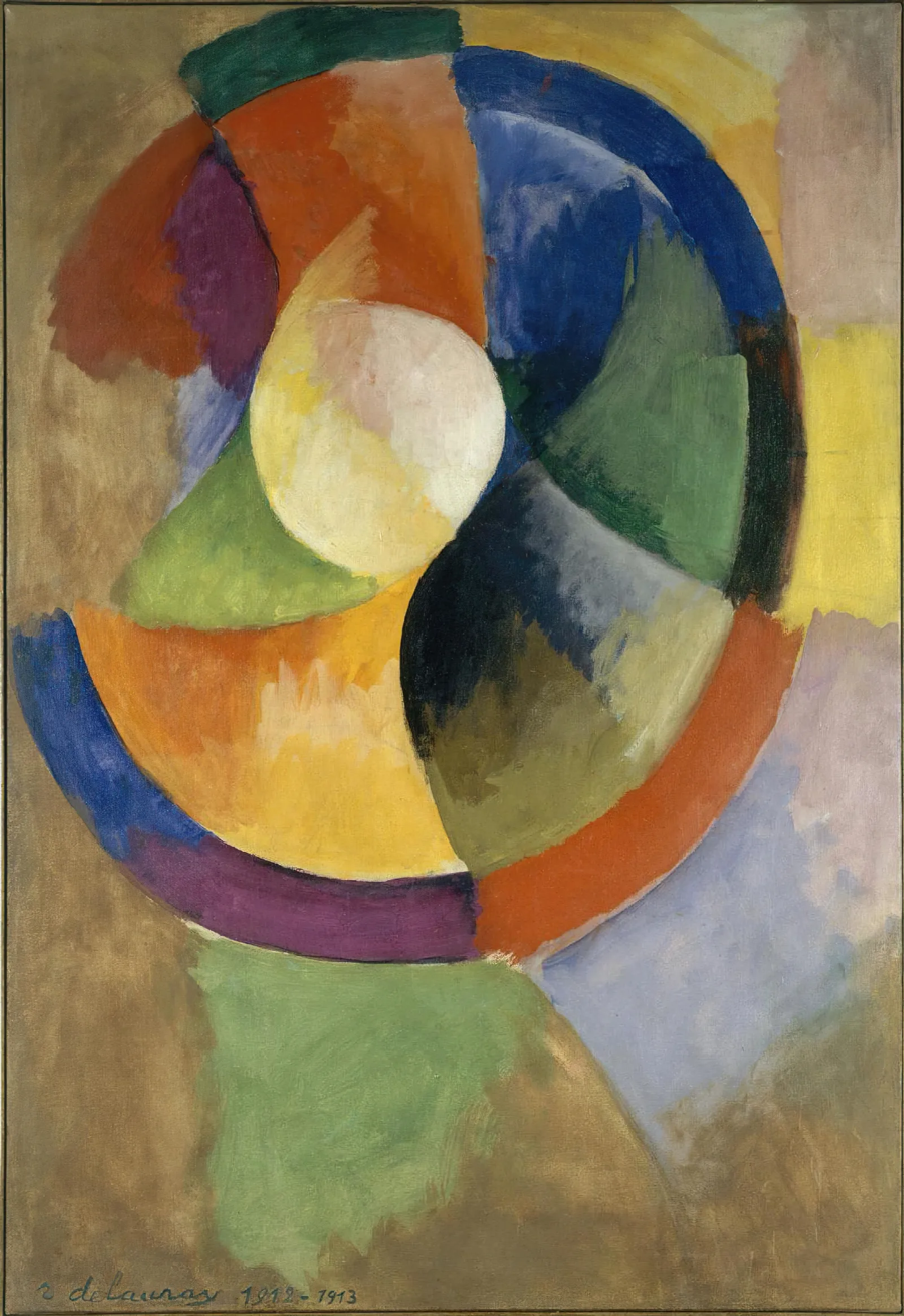 Formes Circulaires Soleil N 2 Wall Art by Robert Delaunay - Canvas Print
