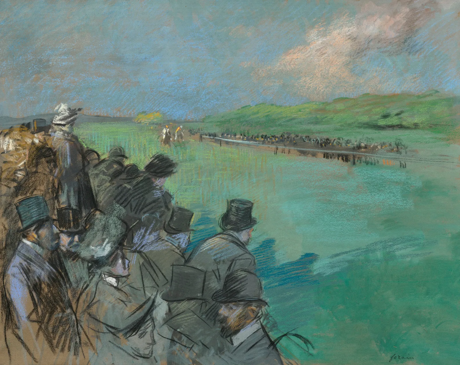 Champ De Courses Wall Art by Jean-Louis Forain - Canvas Print