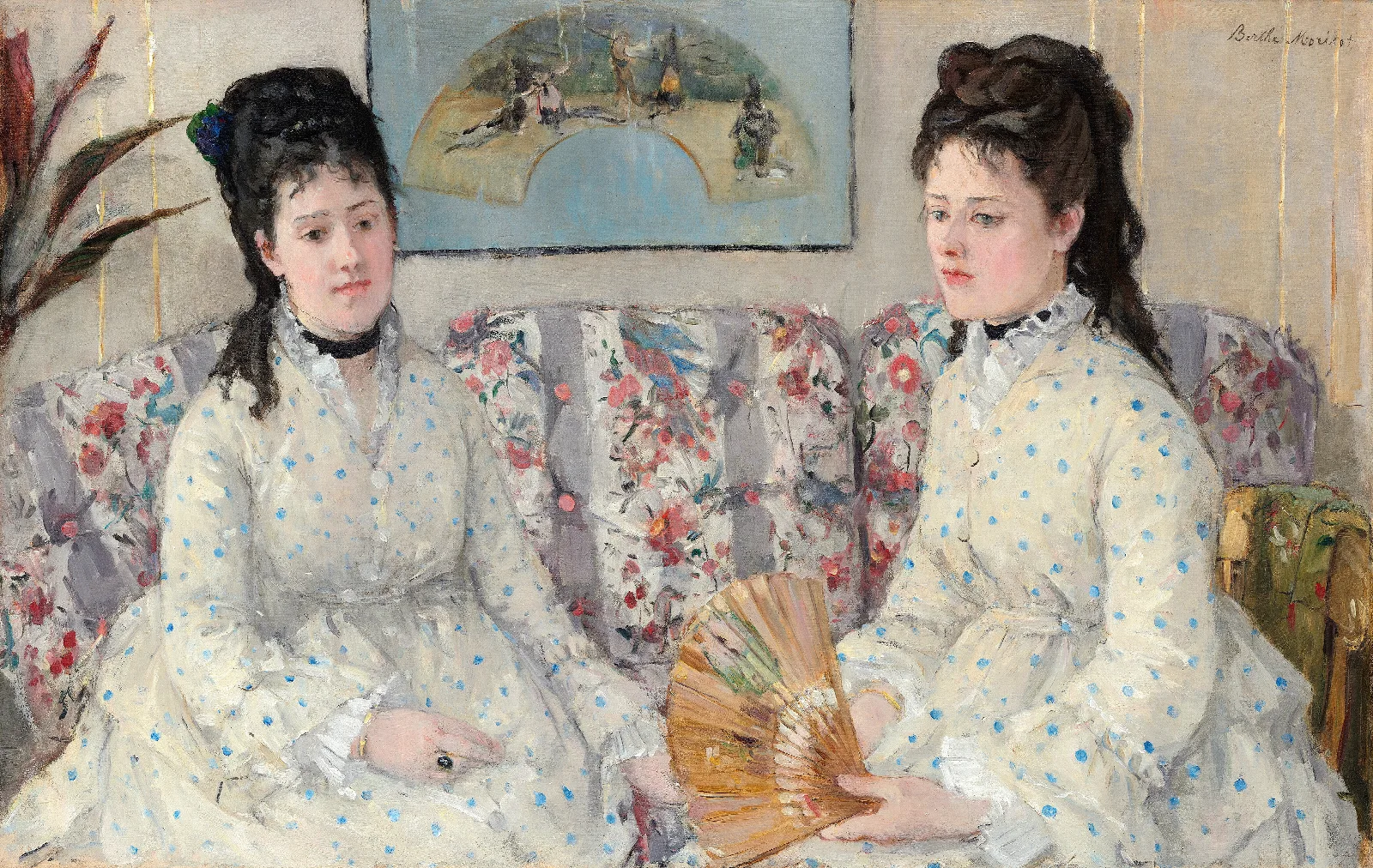 The Sisters Wall Art by Berthe Morisot - Canvas Print