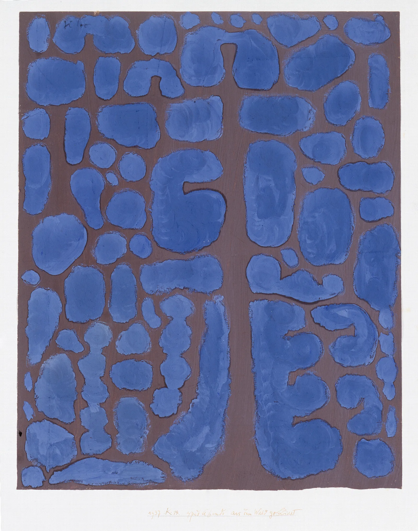 Late Evening Looking Out Of The Woods Wall Art by Paul Klee - Canvas Print