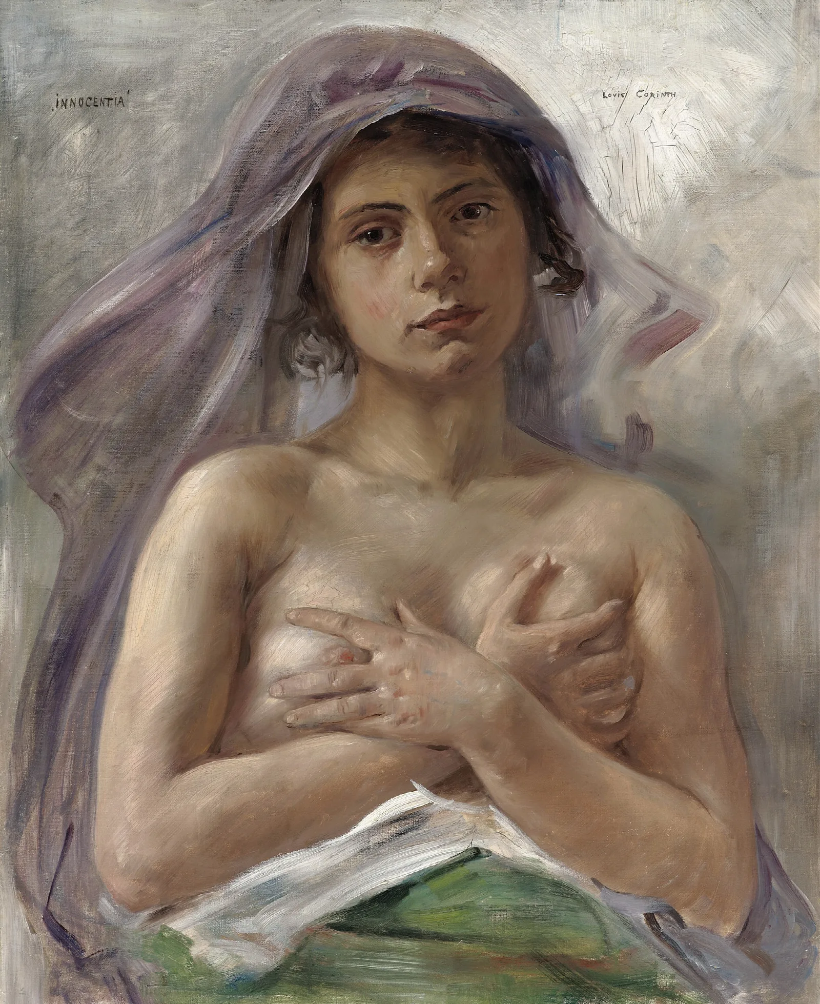 Innocentia Wall Art by Lovis Corinth - Canvas Print