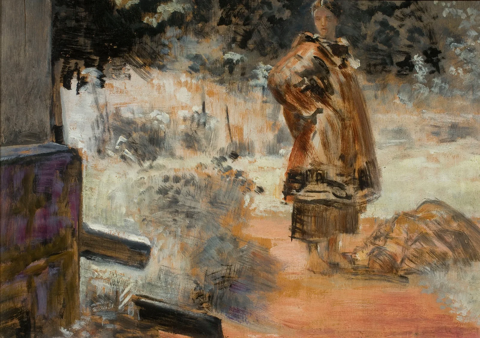 Poisoned Water Well Sketch Wall Art by Jacek Malczewski - Canvas Print