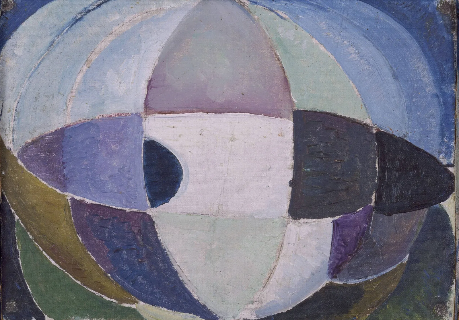Sphere 2 Wall Art by Theo van Doesburg - Canvas Print