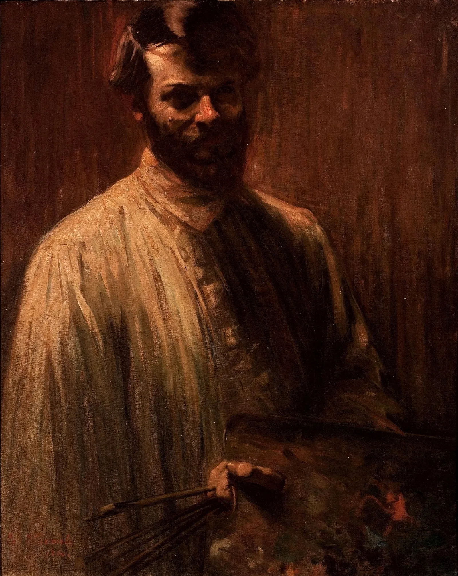Autorretrato 5 Wall Art by Eliseu Visconti - Canvas Print