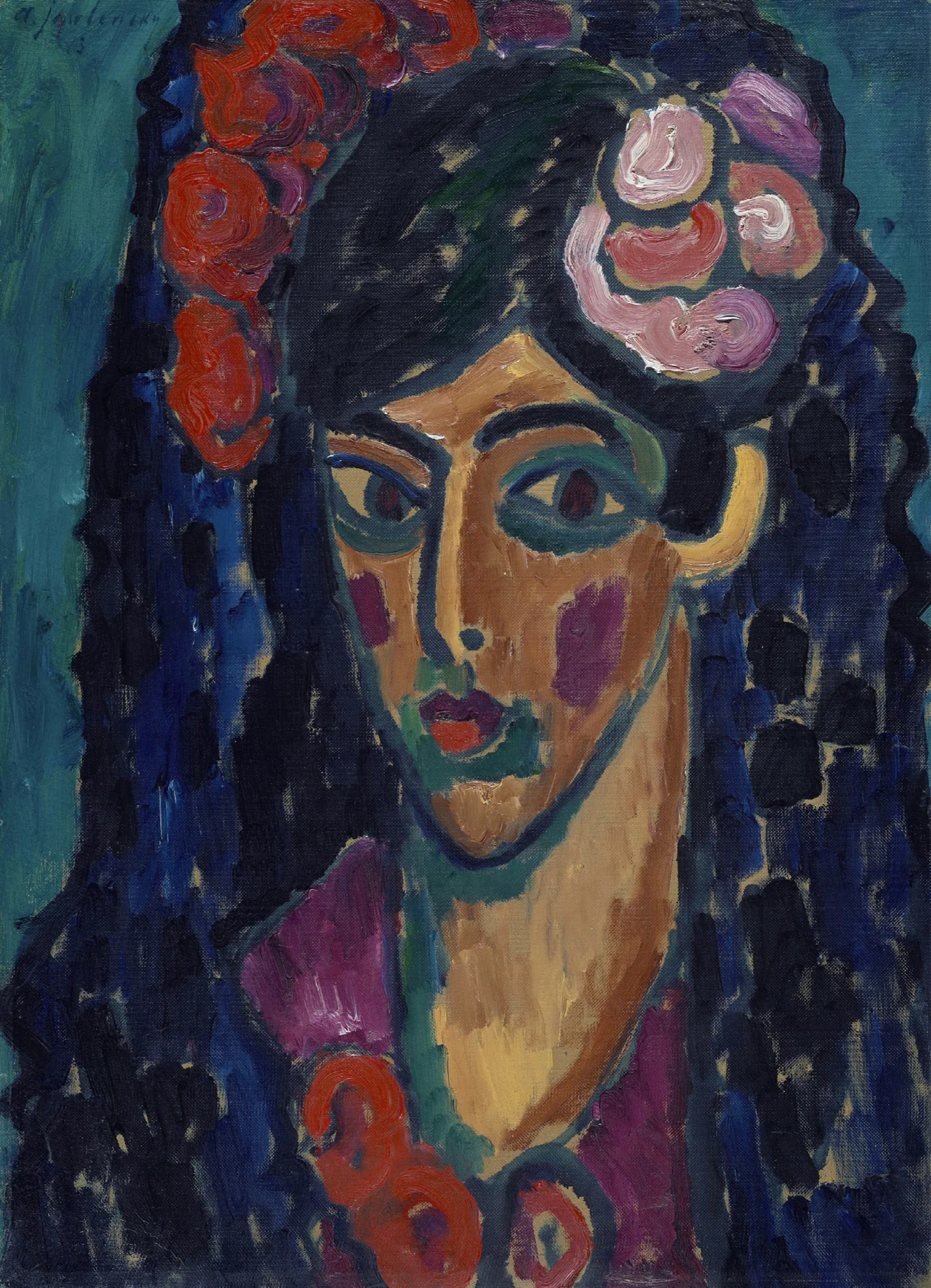 Spaniard Wall Art by Alexej von Jawlensky - Canvas Print