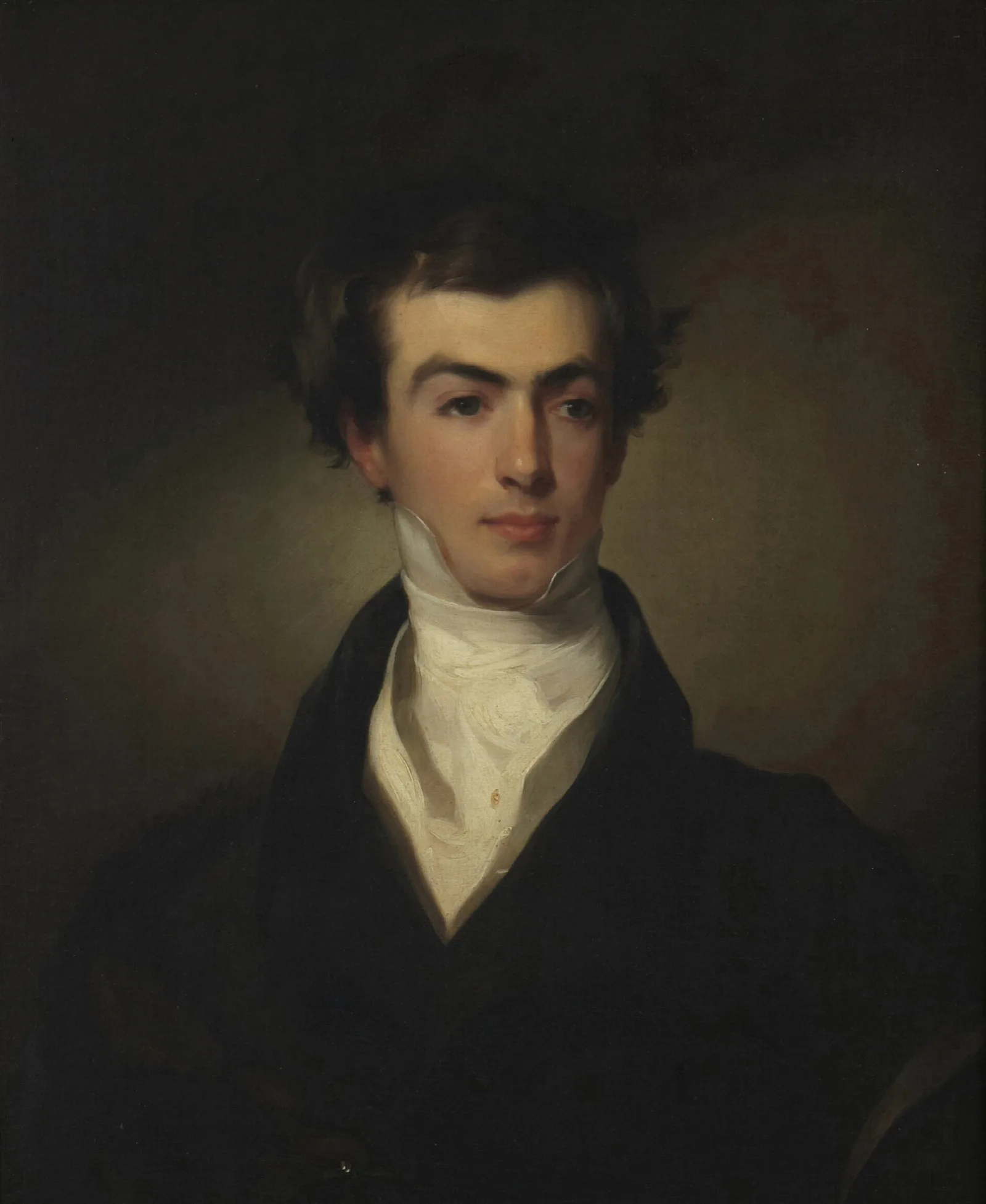 William Alston Class Of 1825 Wall Art by Thomas Sully - Canvas Print