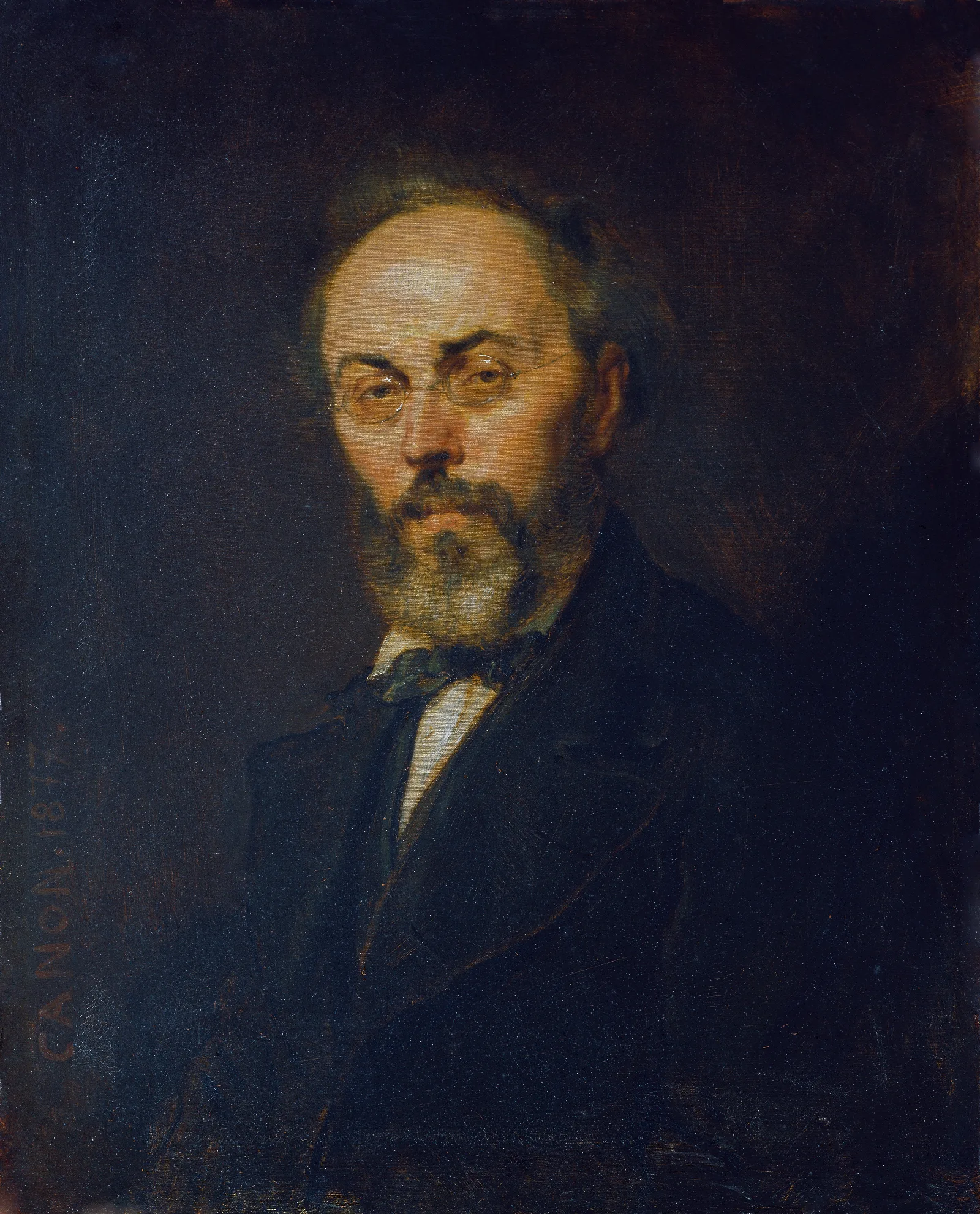 Der Reichsratsabgeordnete Georg Granitsch Wall Art by Hans Canon - Canvas Print