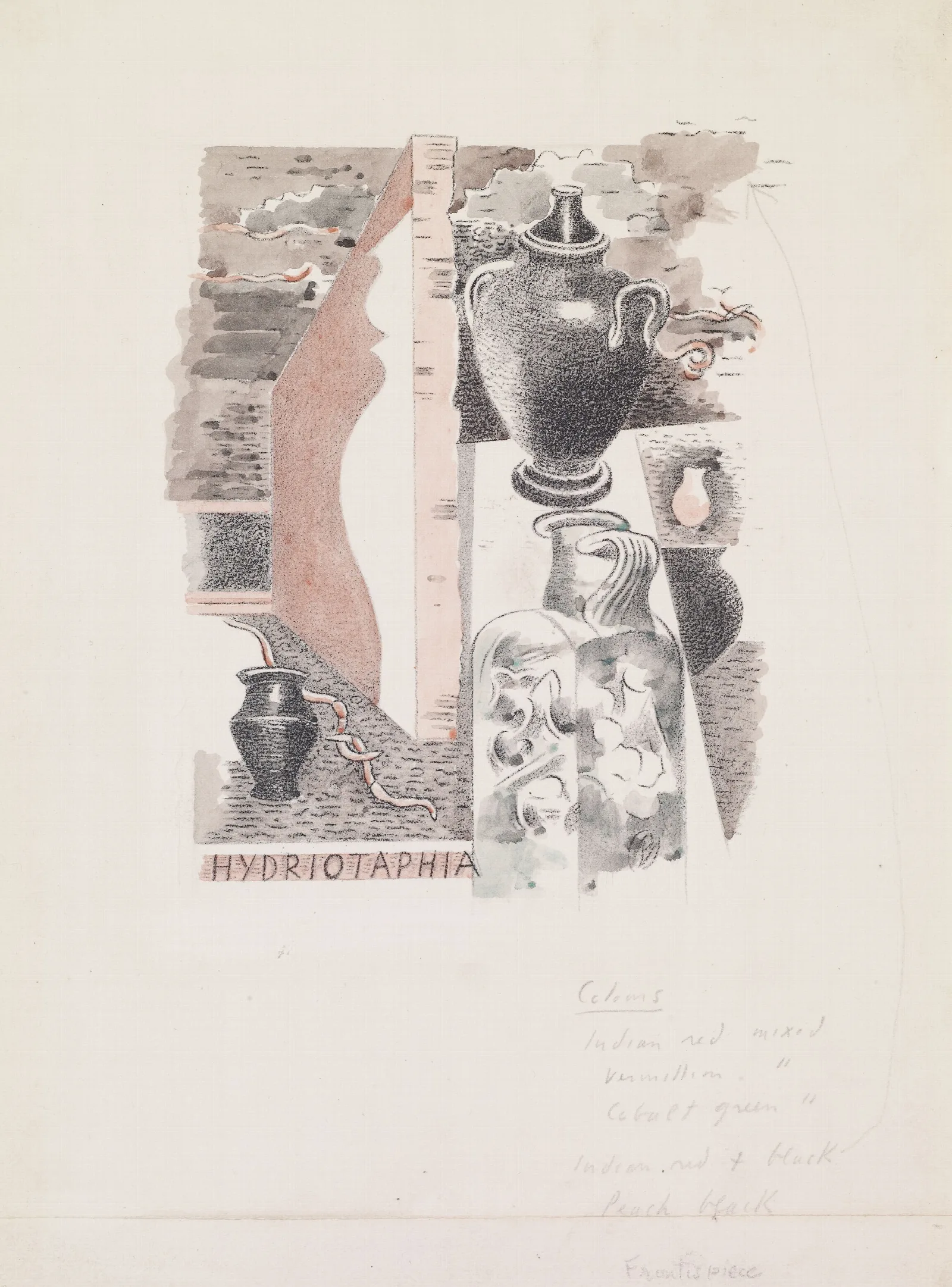 Water Hath Proved The Smartest Grave Wall Art by Paul Nash - Canvas Print