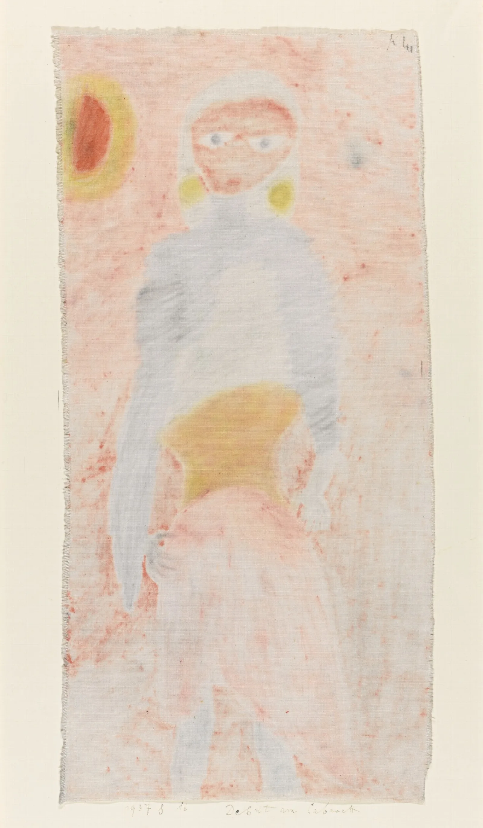Debut Am Cabarett Debut In The Cabaret Wall Art by Paul Klee - Canvas Print