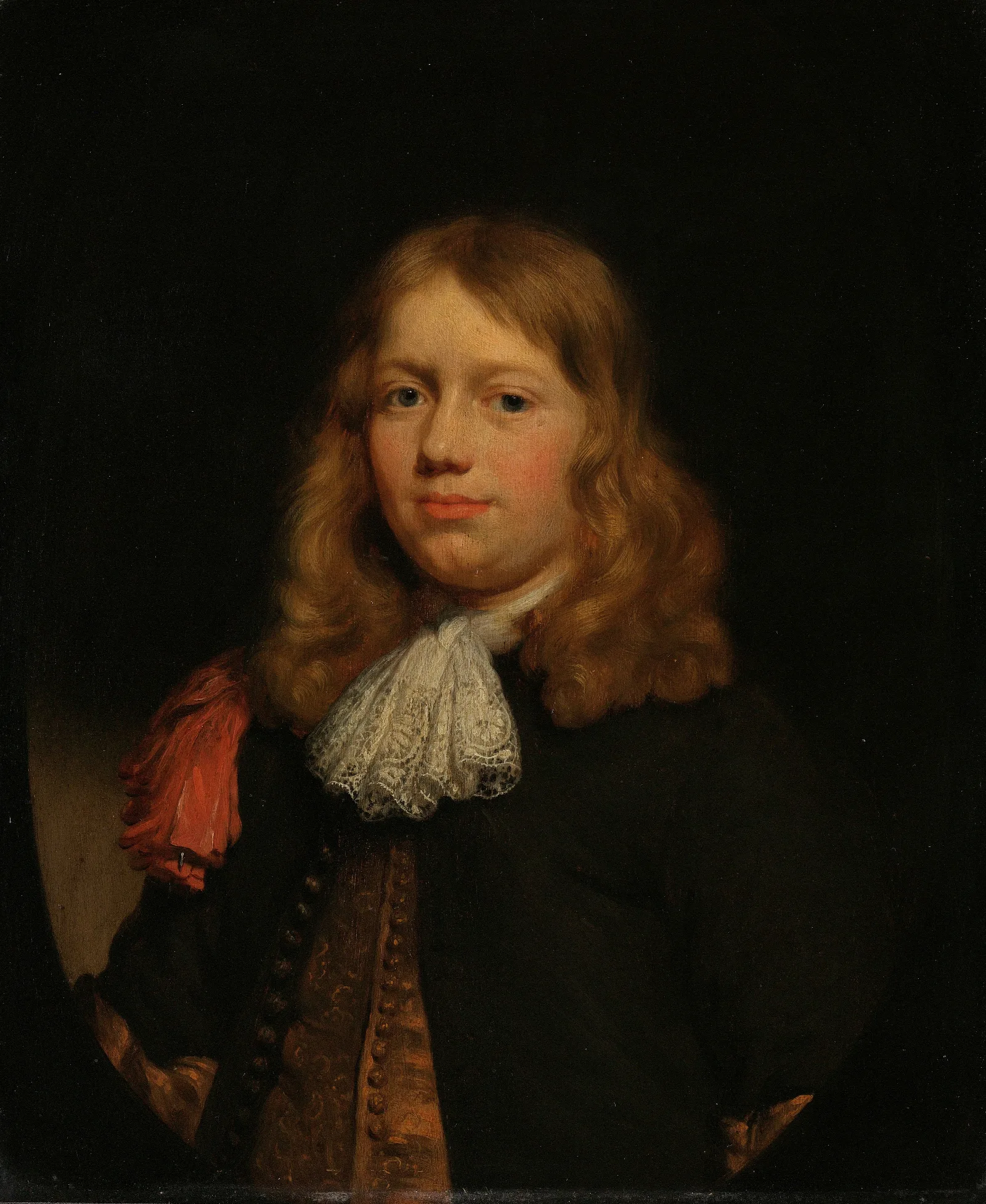 Portrait Of A Young Man 68 Wall Art by Nicolaes Maes - Canvas Print