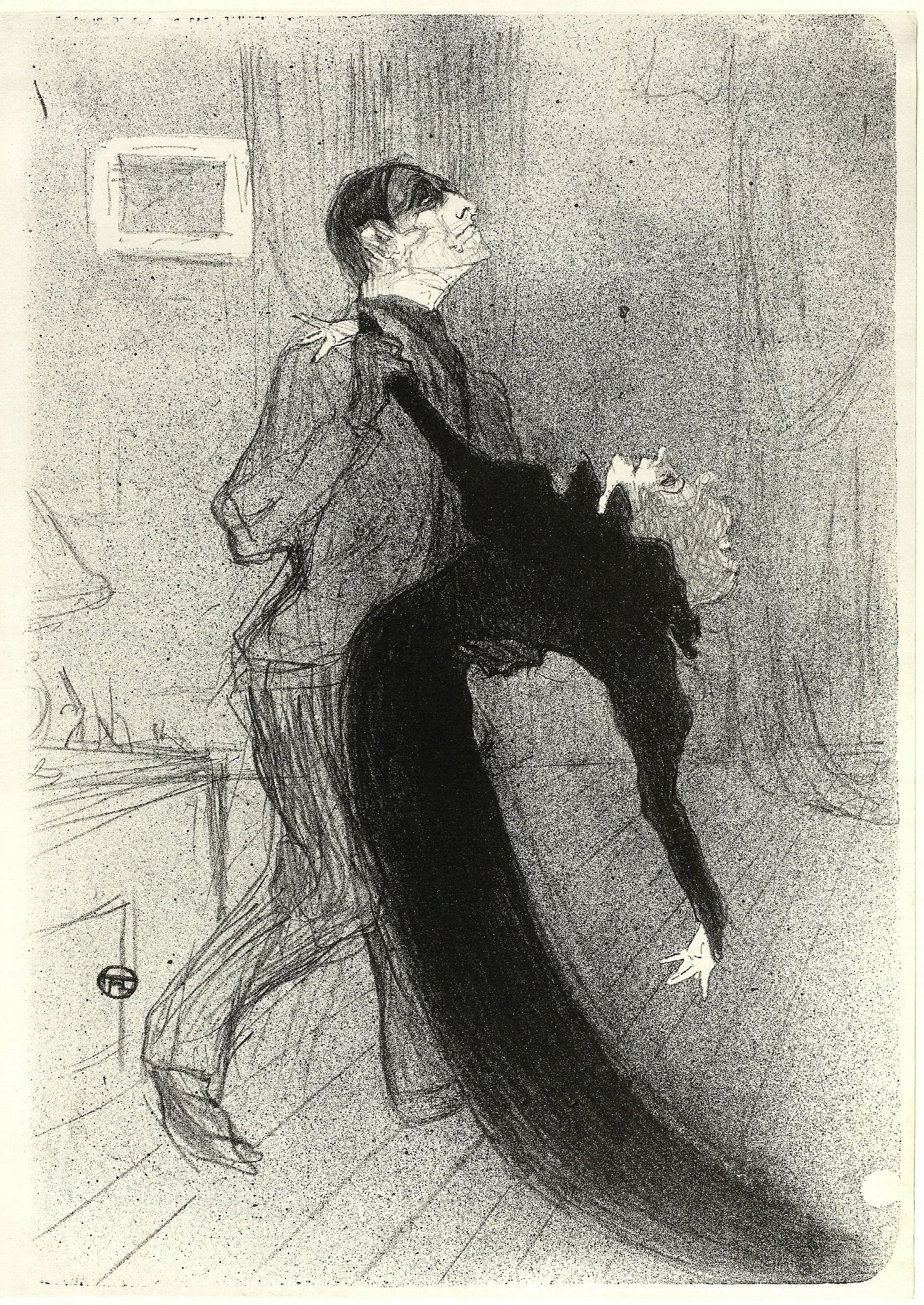 The Fainting Fit Wall Art by Henri de Toulouse-Lautrec - Canvas Print