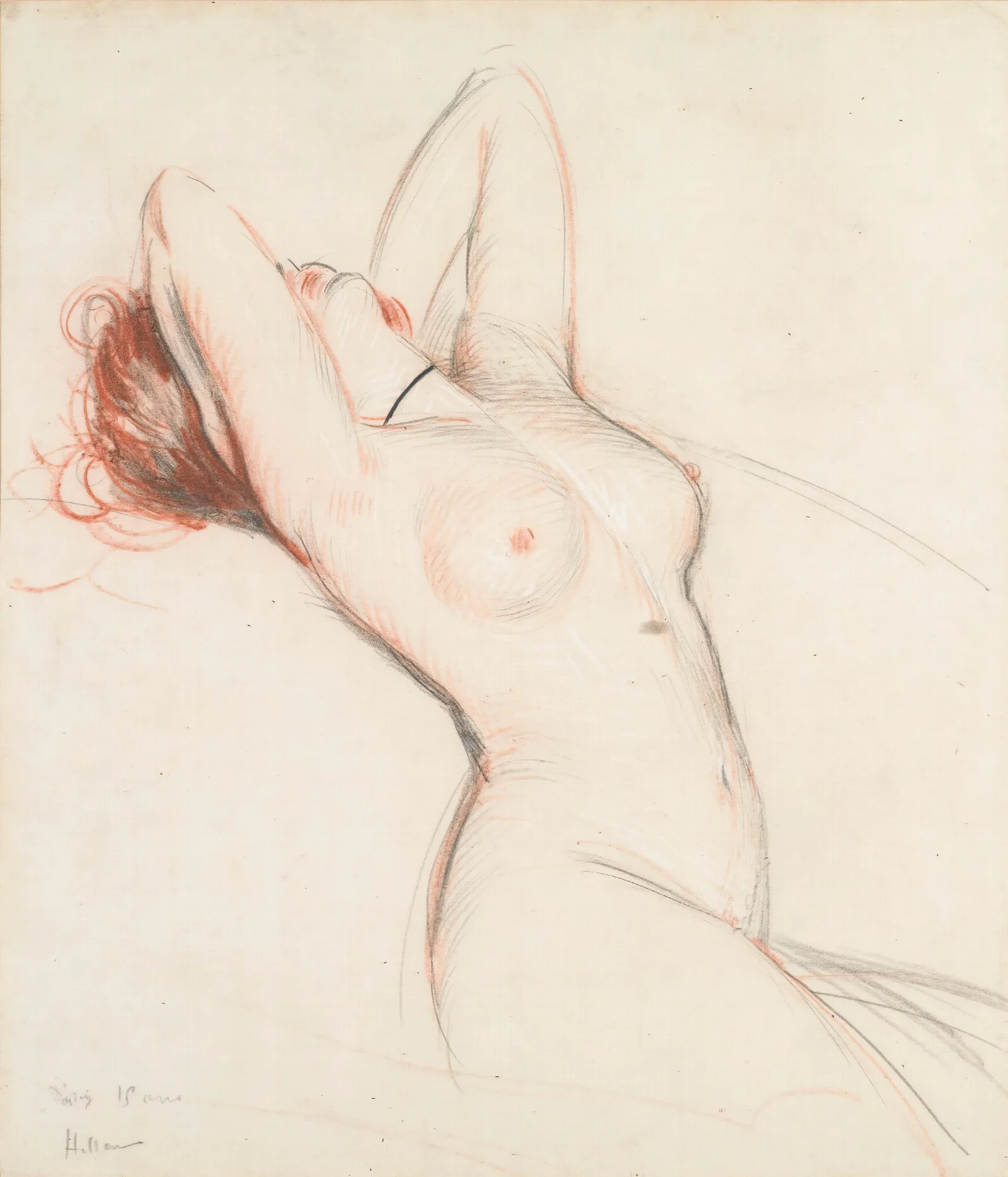 Nu Wall Art by Paul César Helleu - Canvas Print