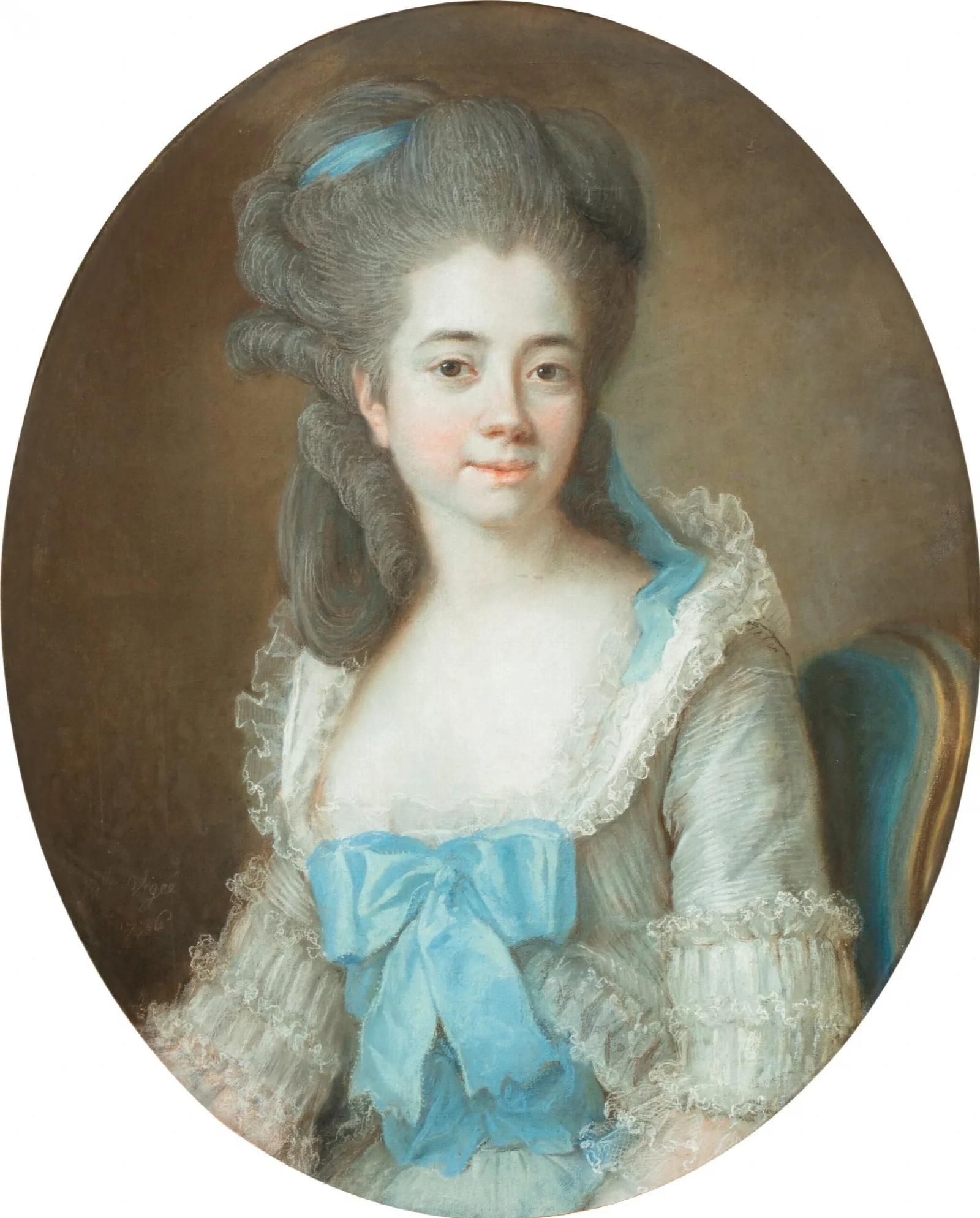 Portrait Of Madame Aignan De Sanlot Wall Art by Elisabeth Louise Vigée Le Brun - Canvas Print