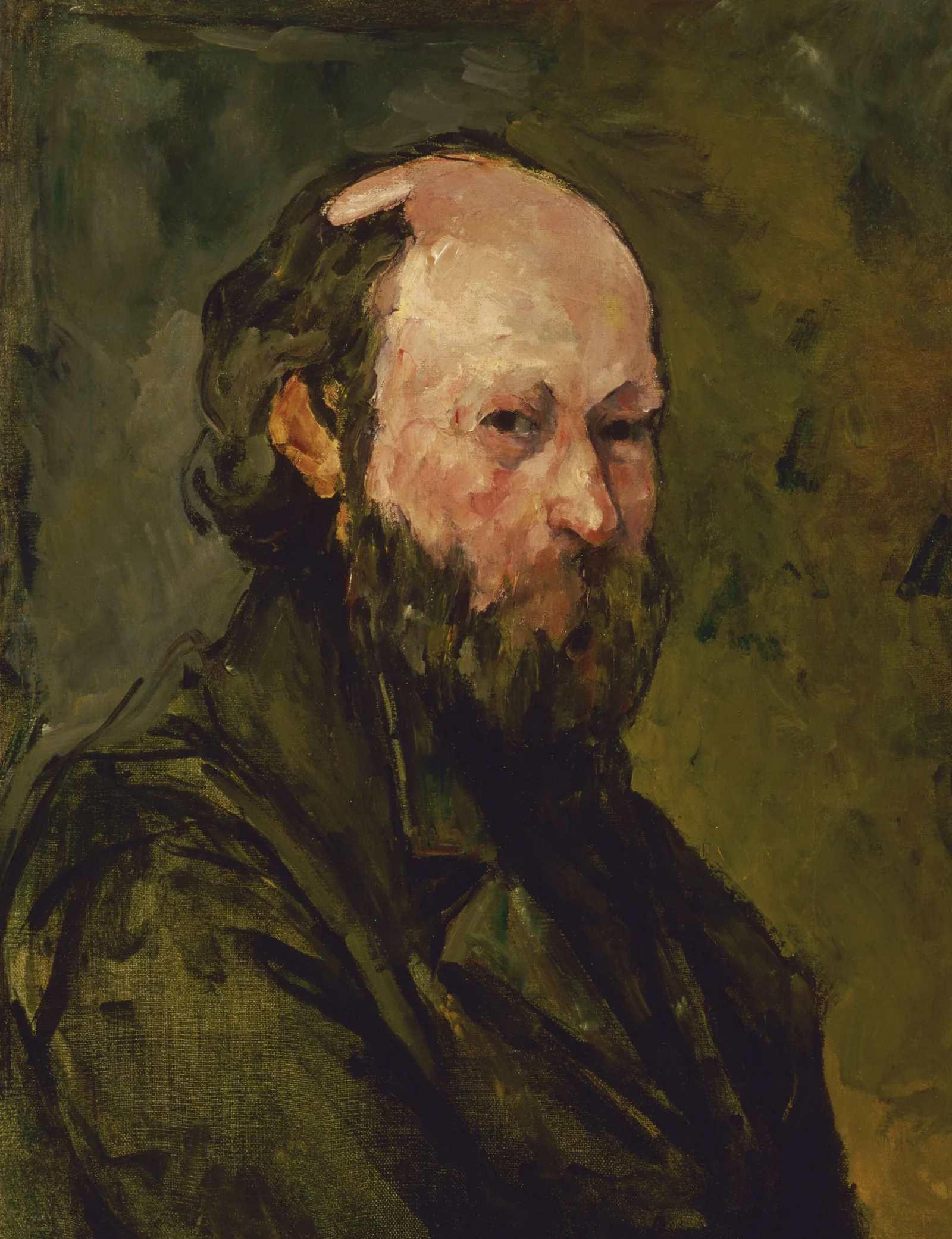 Self Portrait 93 Wall Art by Paul Cézanne - Canvas Print