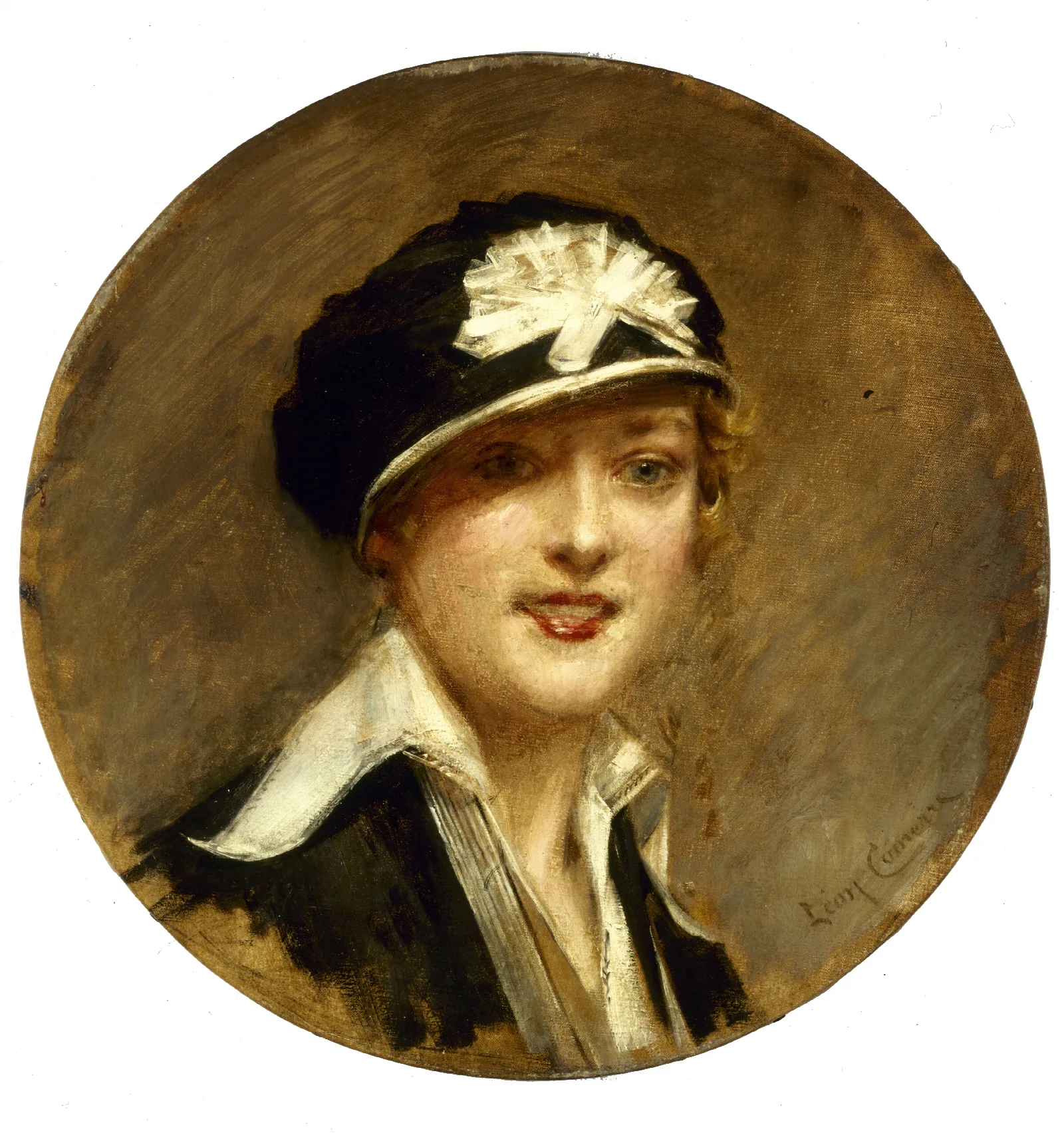 La Casquette De Poiret Wall Art by Léon François Comerre - Canvas Print