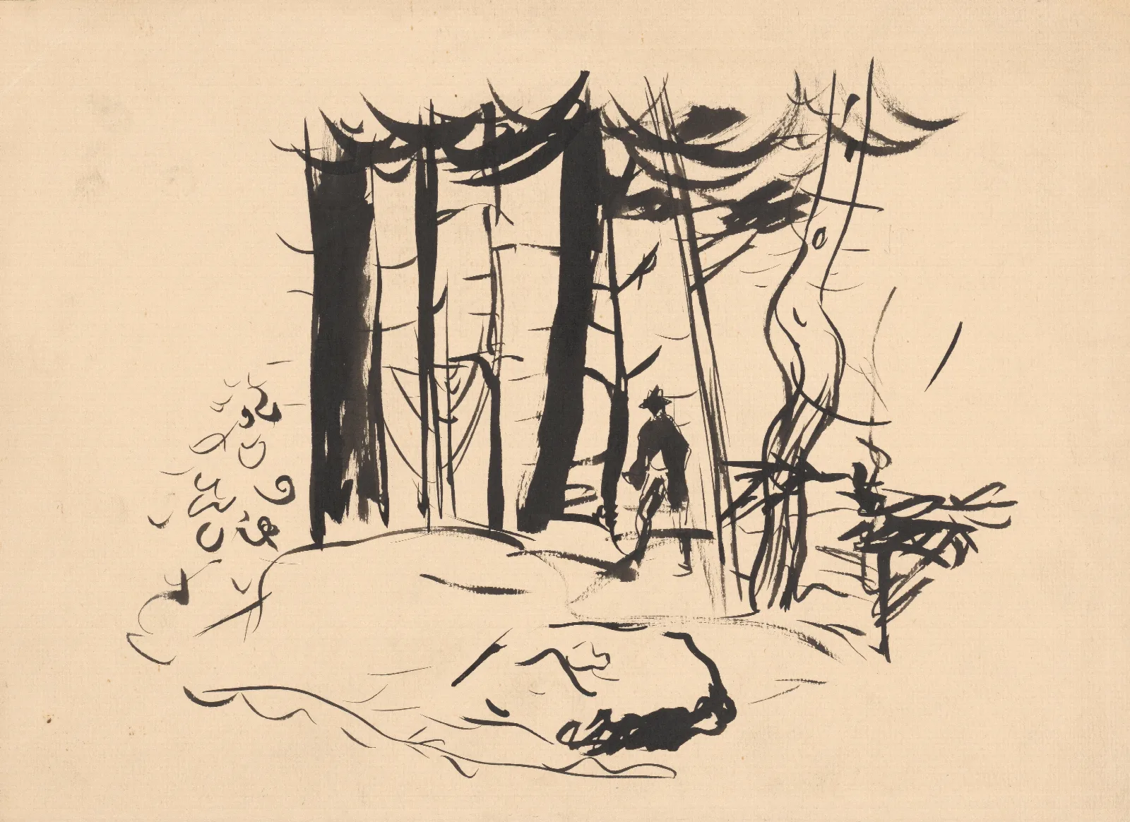 In The Forest 5 Wall Art by Arnold Peter Weisz-Kubínčan - Canvas Print