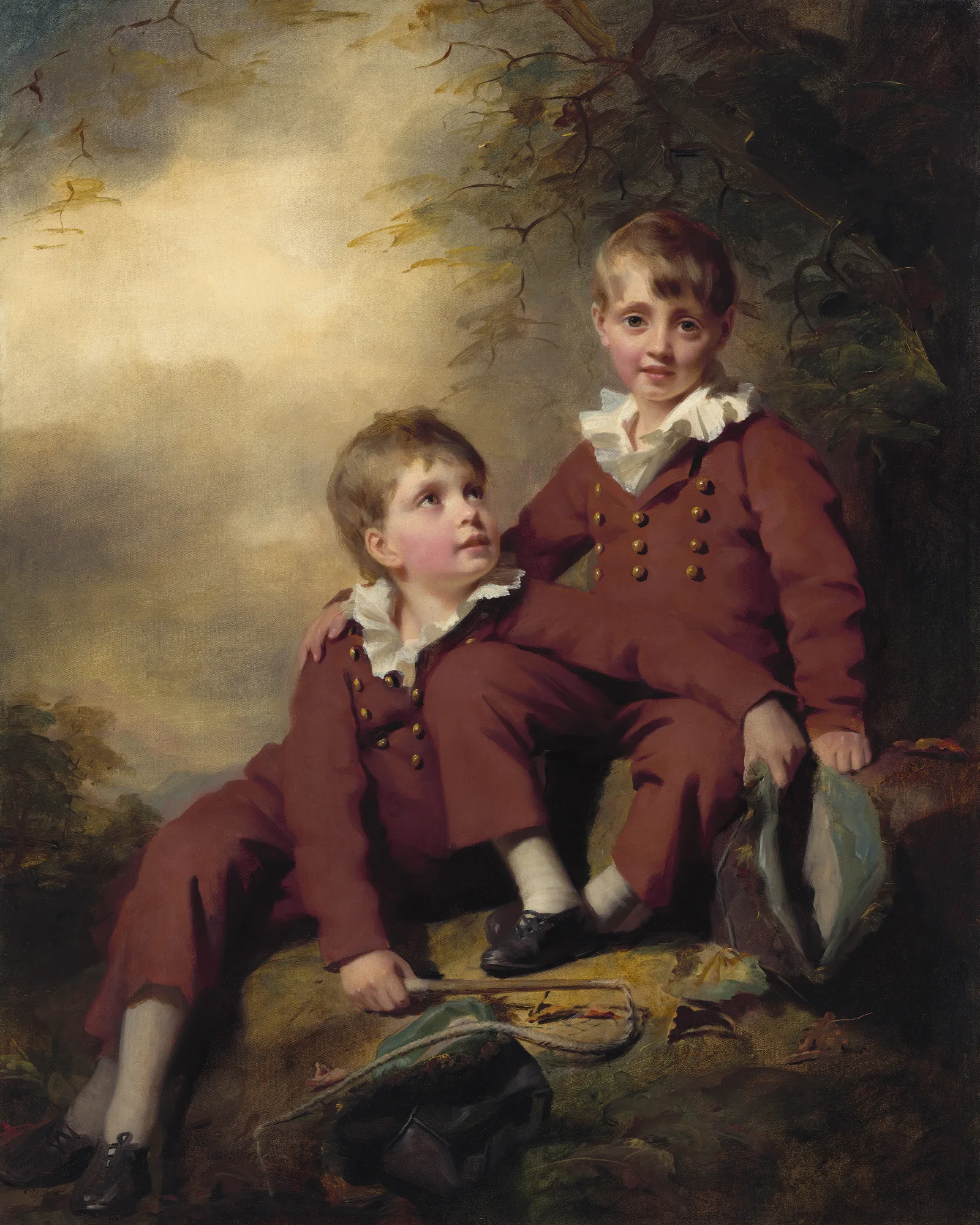 The Binning Children Wall Art by Sir Henry Raeburn - Canvas Print